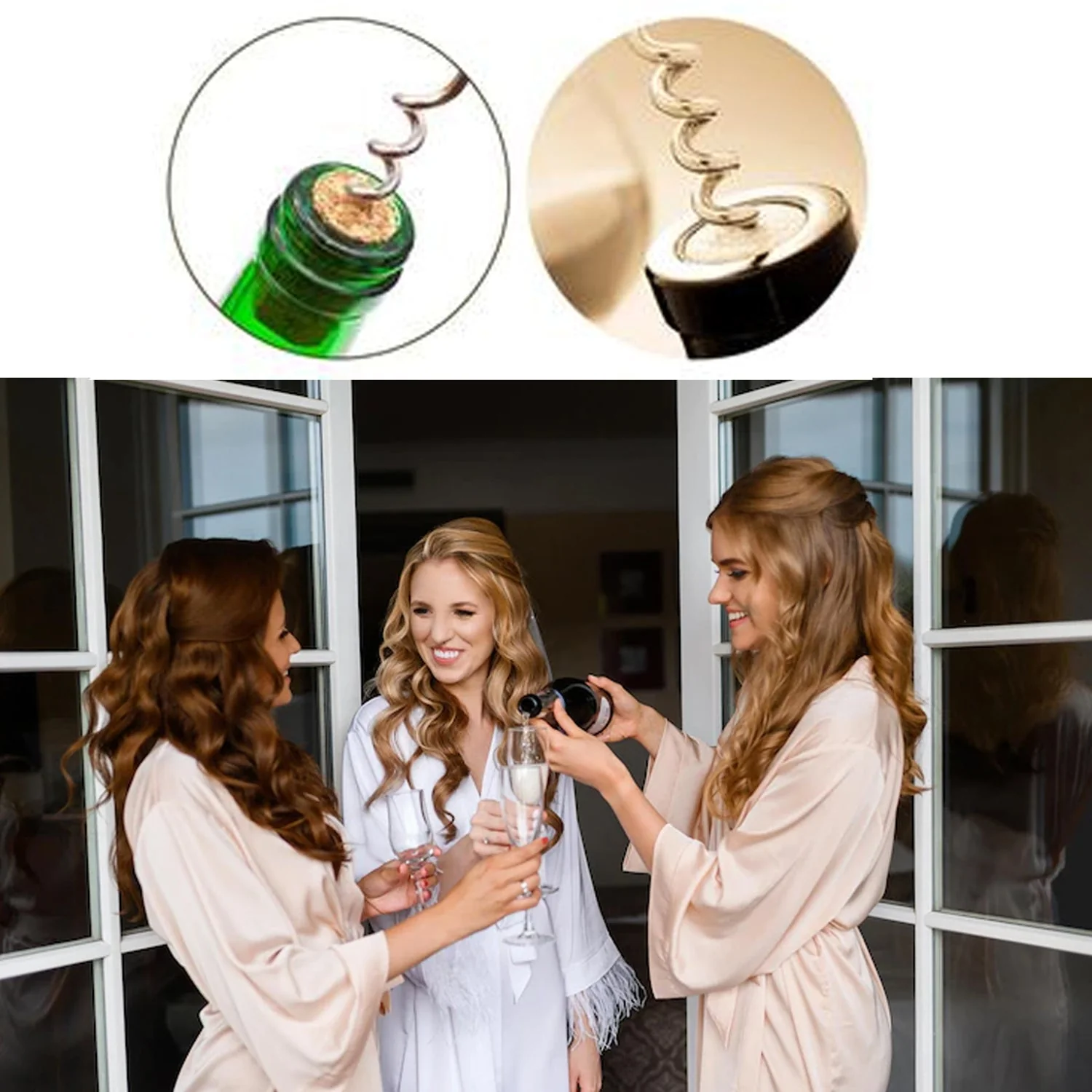 Waiter Wine Corkscrew Bottle Beer Cap Opener for Restaurants Bar Home - Image 8
