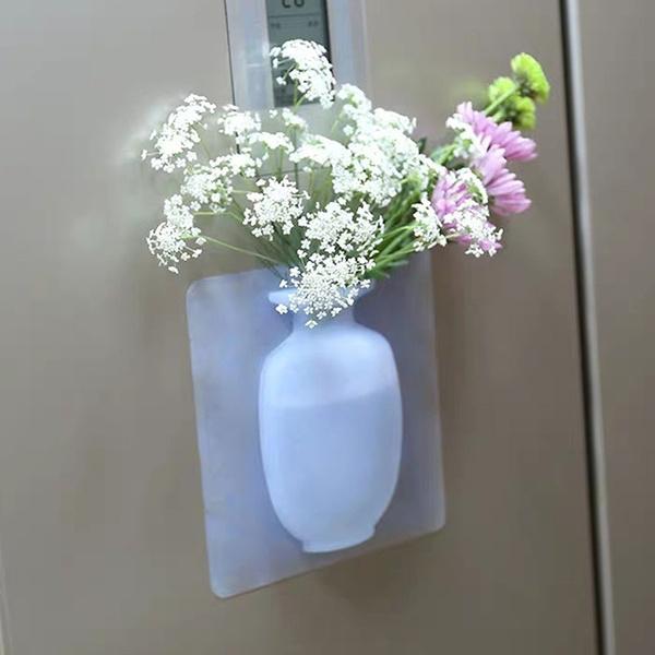 Wall Hanging Silicone Flower Pot Sticker Plant Rack for Decoration (MultiColour) - Image 5
