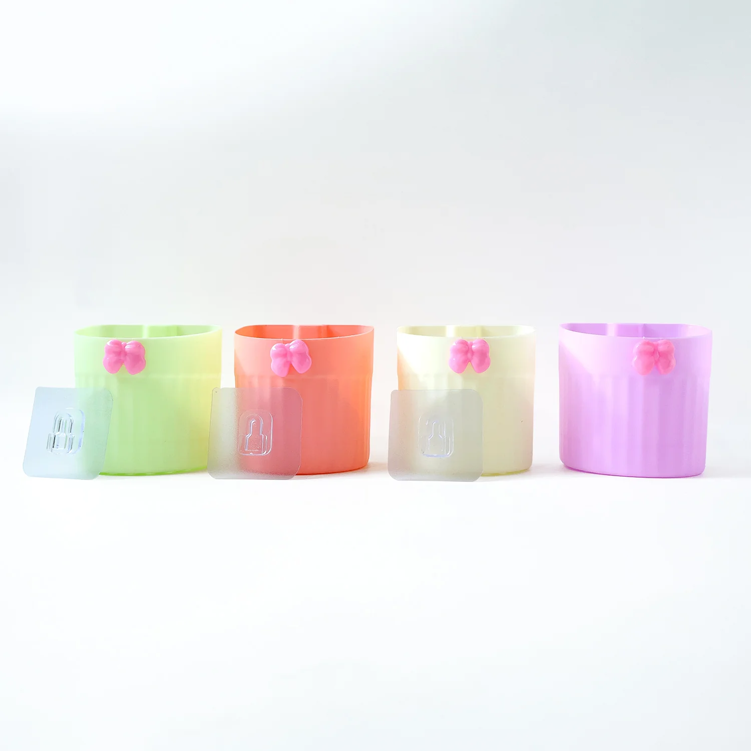 Wall Mounted Bathroom Toothbrush Holder Set (4 Pc Set) - Image 5