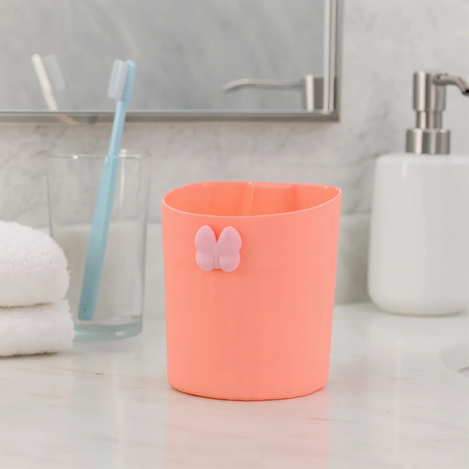 Wall Mounted Bathroom Toothbrush Holder Set (4 Pc Set) - Image 8