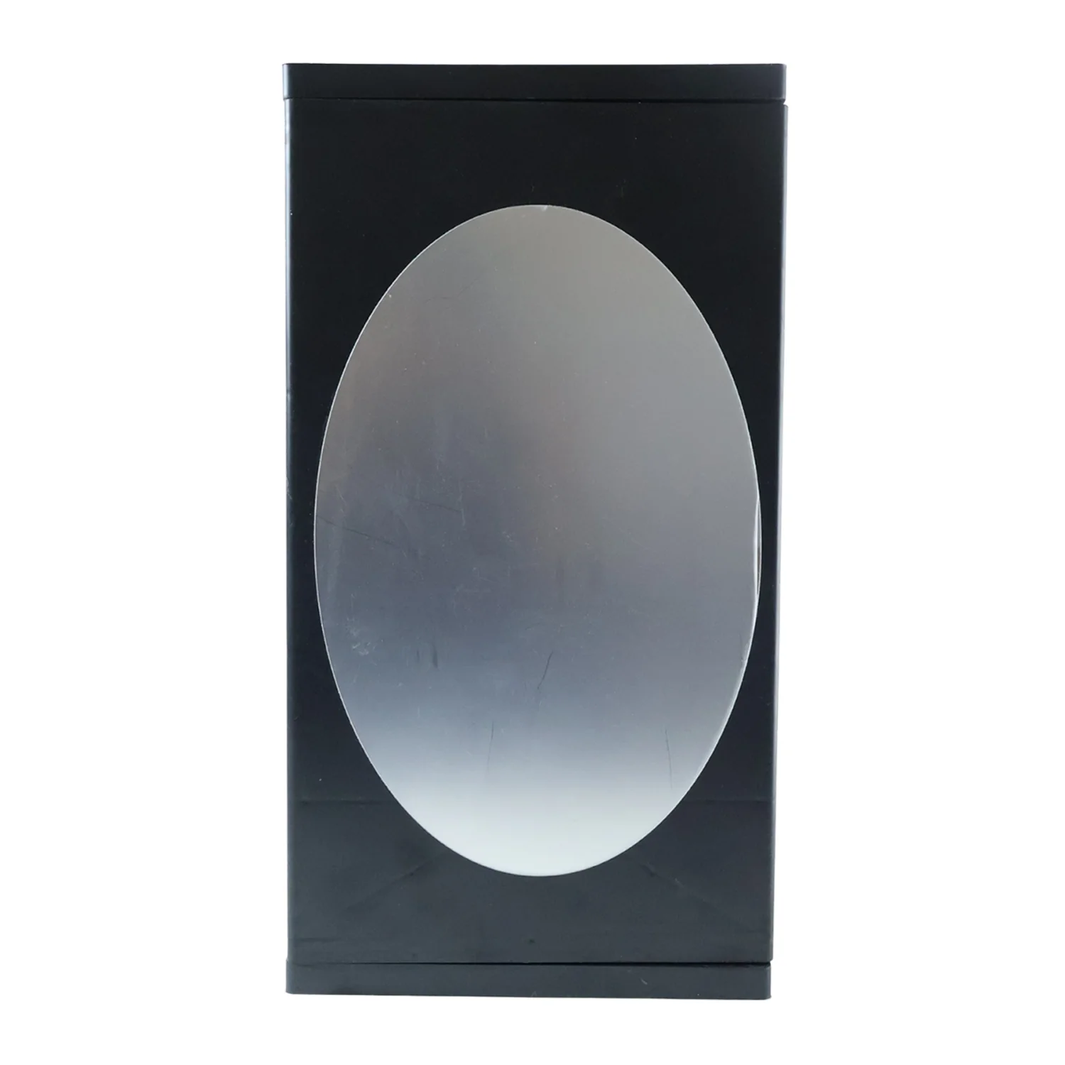 Wall Mounted Black Rotating Storage Cabinet Organizer (1 Pc, 22x42 Cm) - Image 5