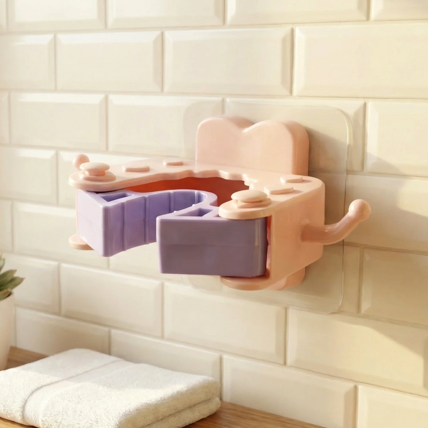 Wall Mounted Broom & Mop Holder Clips (4 Pc Set) - Image 7