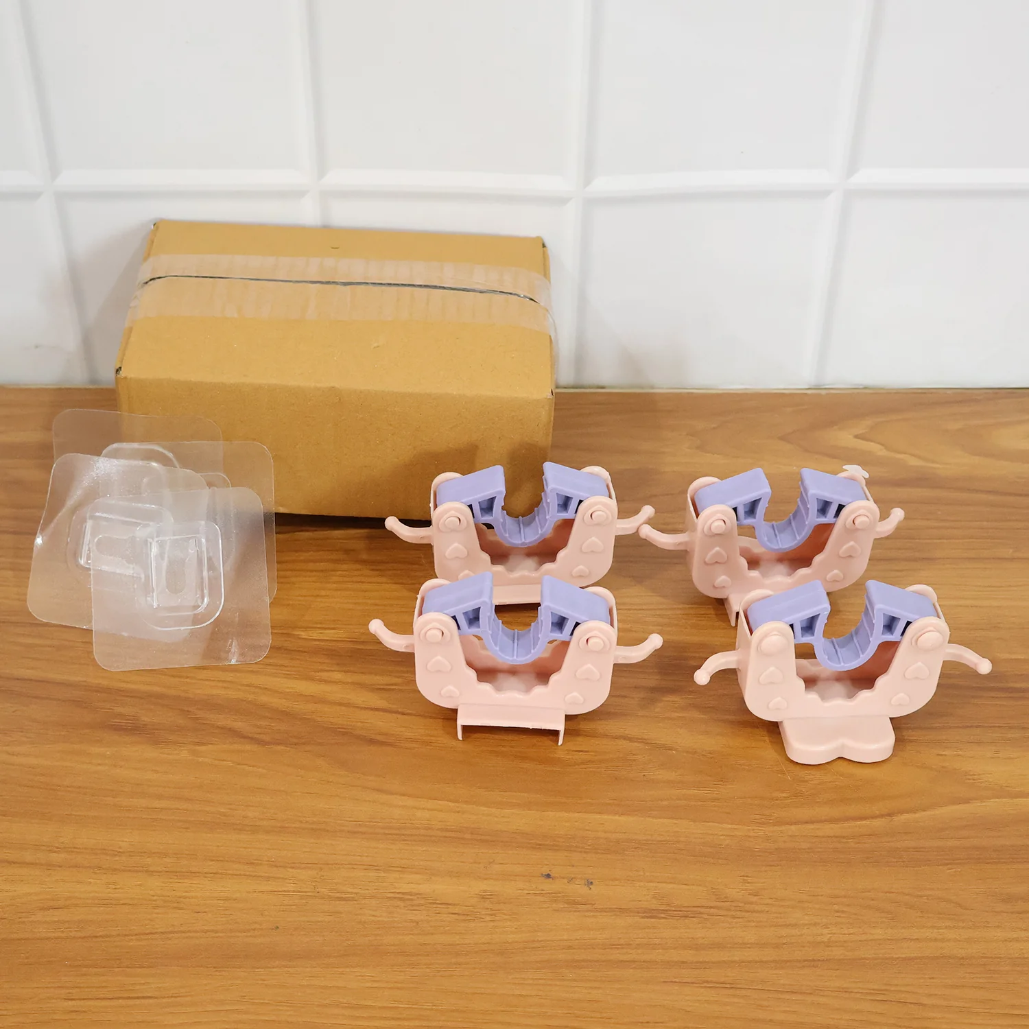 Wall Mounted Broom & Mop Holder Clips (4 Pc Set) - Image 8