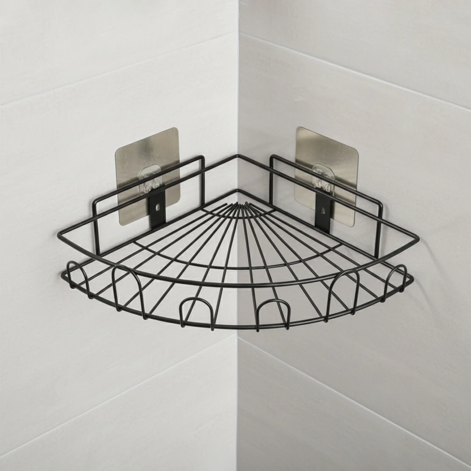 Wall-Mounted Corner Bathroom Storage Rack (1 Pc) - Image 6