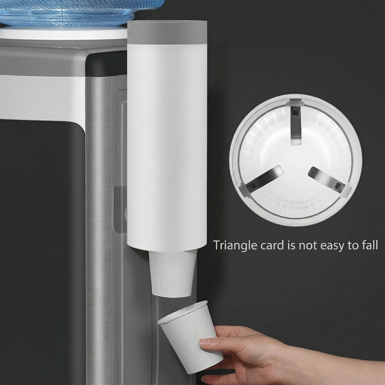 Wall Mounted Disposable Paper Cup Holder Storage Dispenser Box - Image 3
