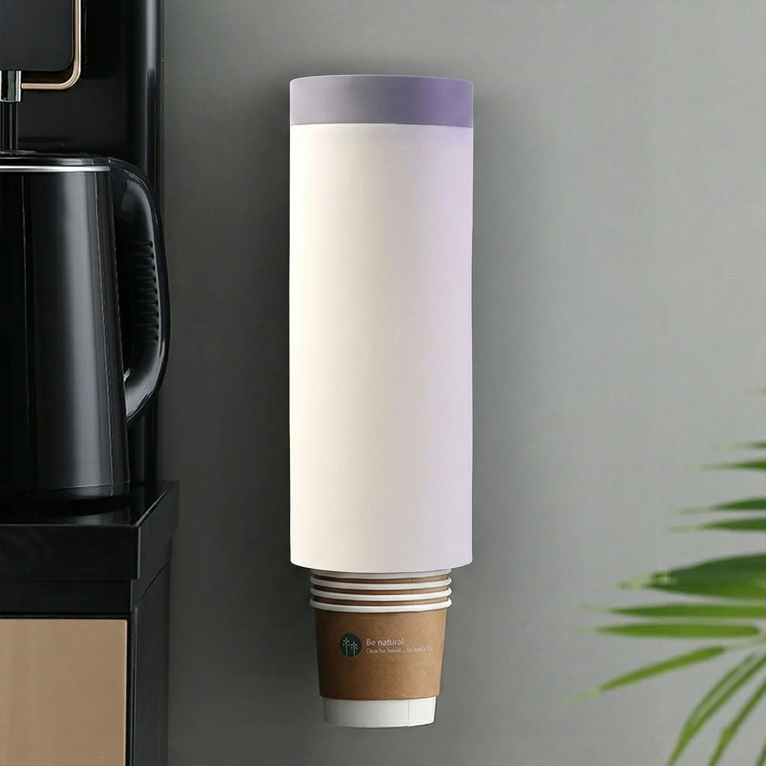 Wall Mounted Disposable Paper Cup Holder Storage Dispenser Box - Image 4