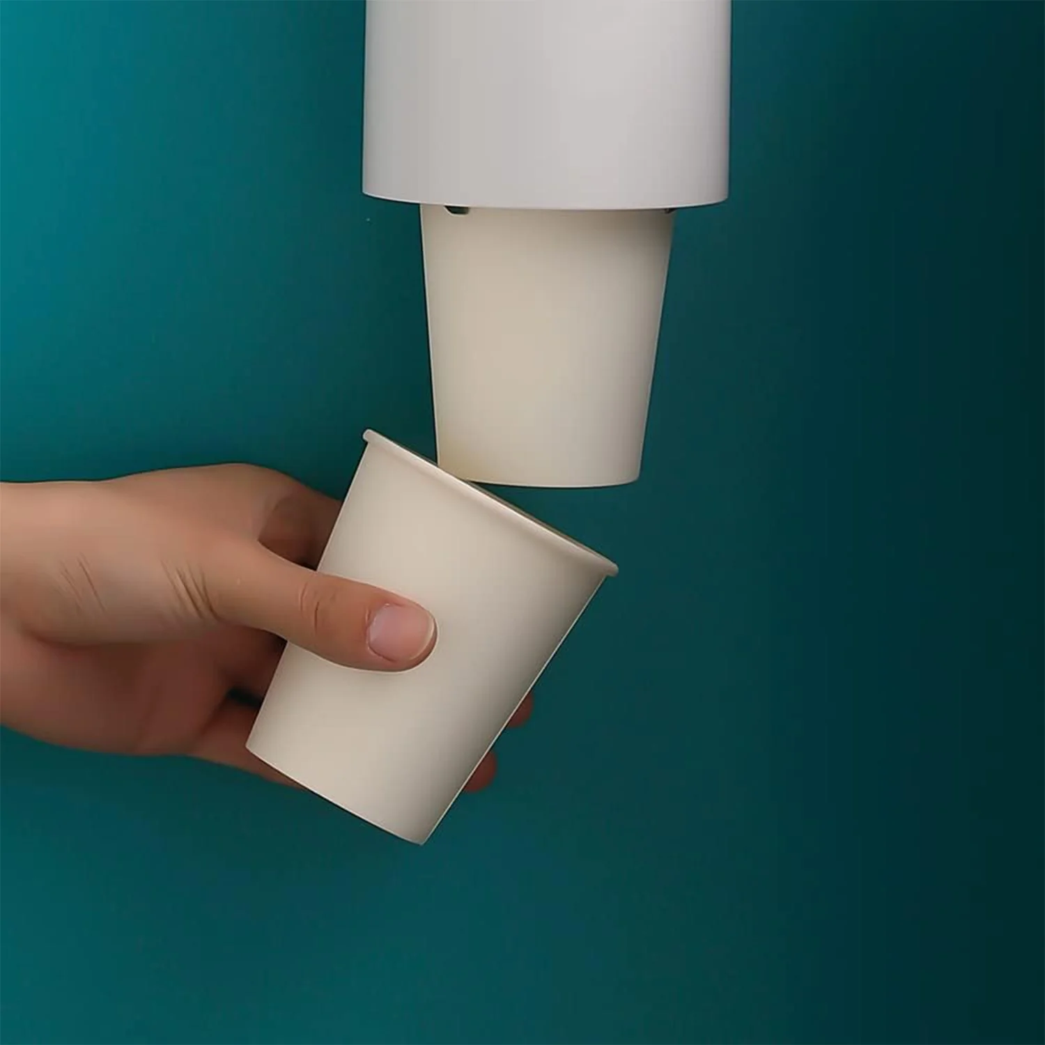 Wall Mounted Disposable Paper Cup Holder Storage Dispenser Box - Image 7