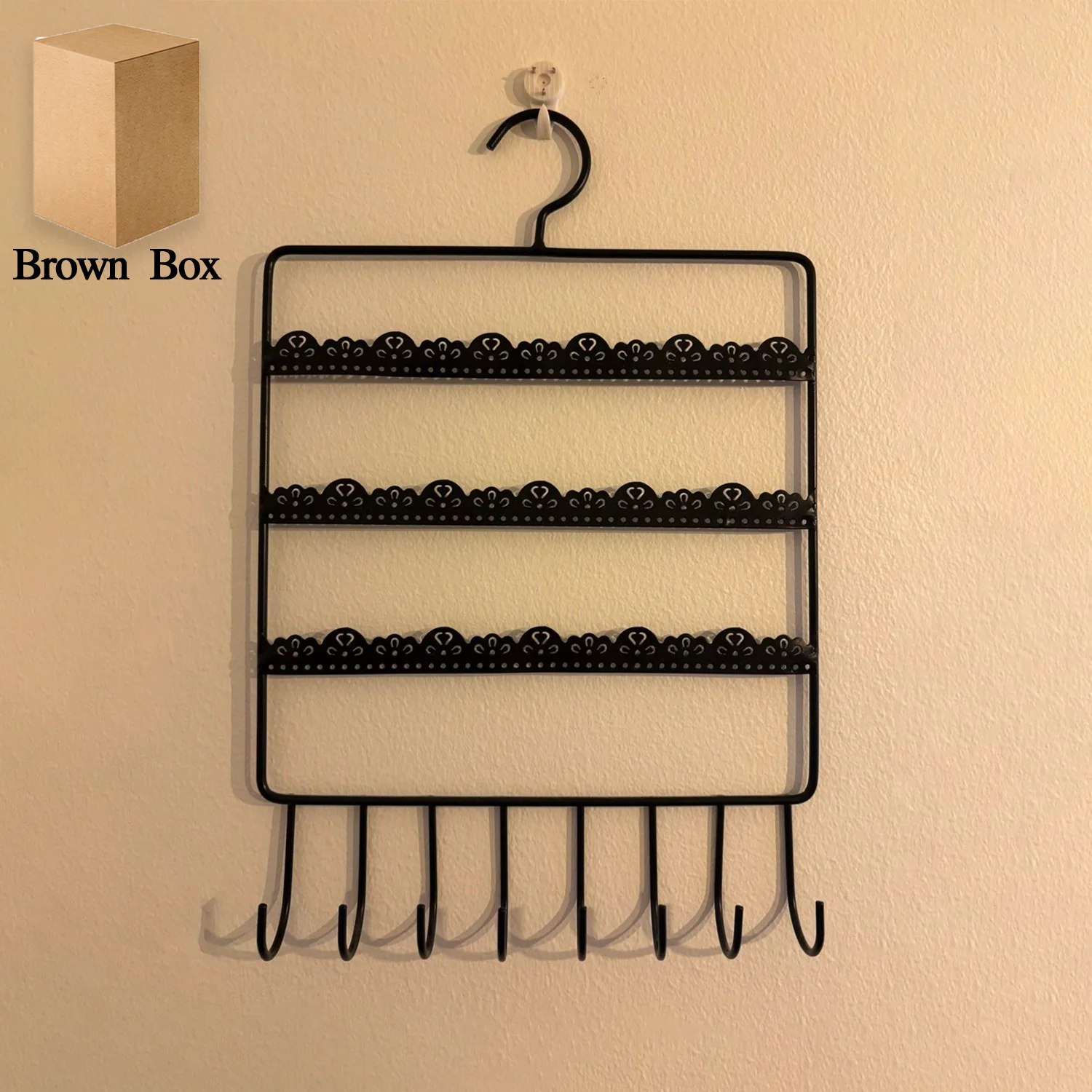 Wall Mounted Earring Organizer – Hanging Jewellery Rack (1 Pc / Mix Size) - Image 3