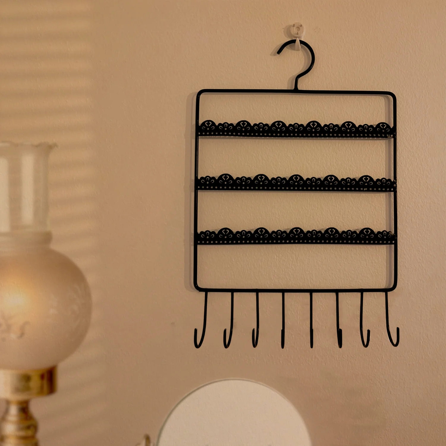 Wall Mounted Earring Organizer – Hanging Jewellery Rack (1 Pc / Mix Size) - Image 4
