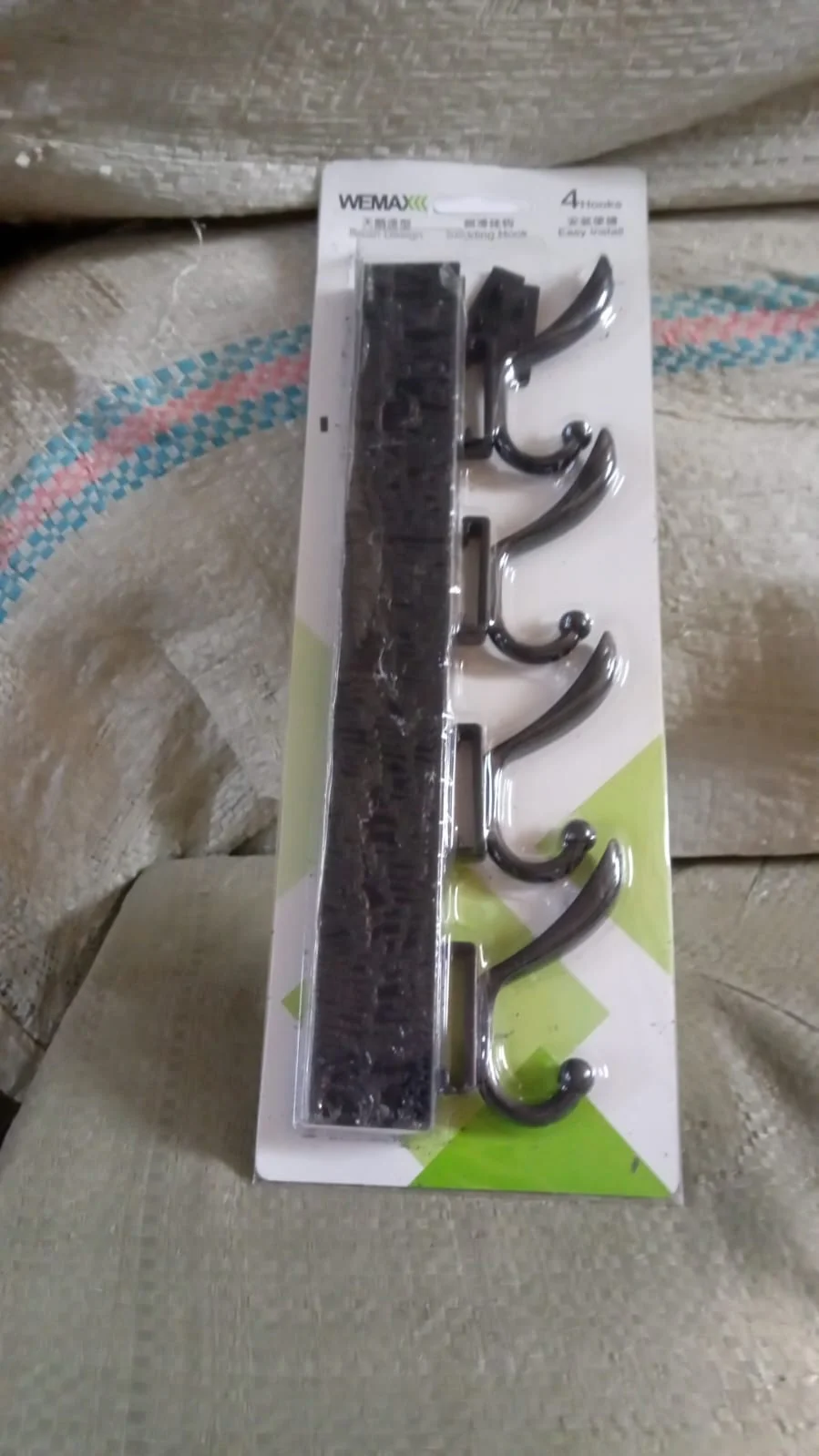 Extra Long 4-Hook Wall Coat Hanger with Eco Adhesive - Image 7