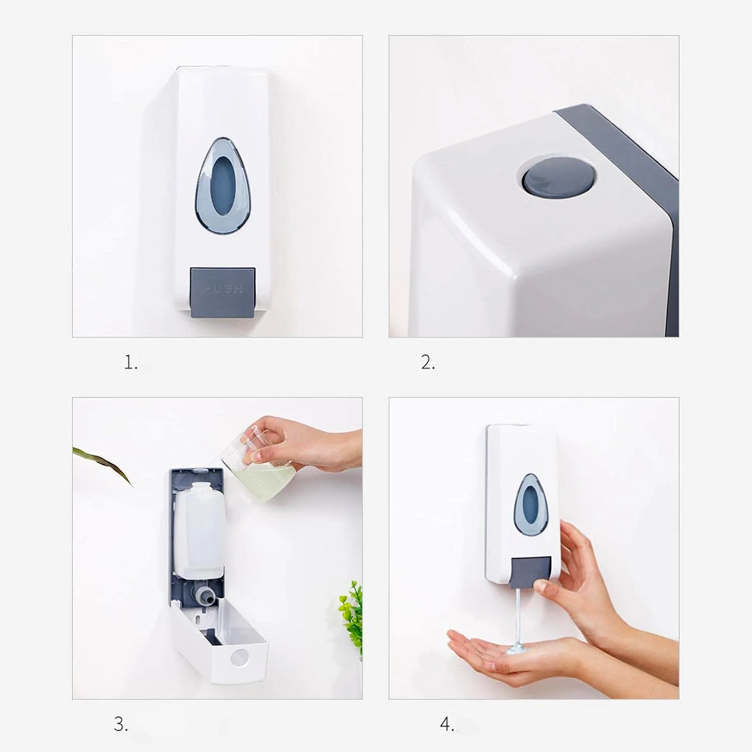 Wall Mounted Liquid Soap Dispenser (1 Pc) - Image 6