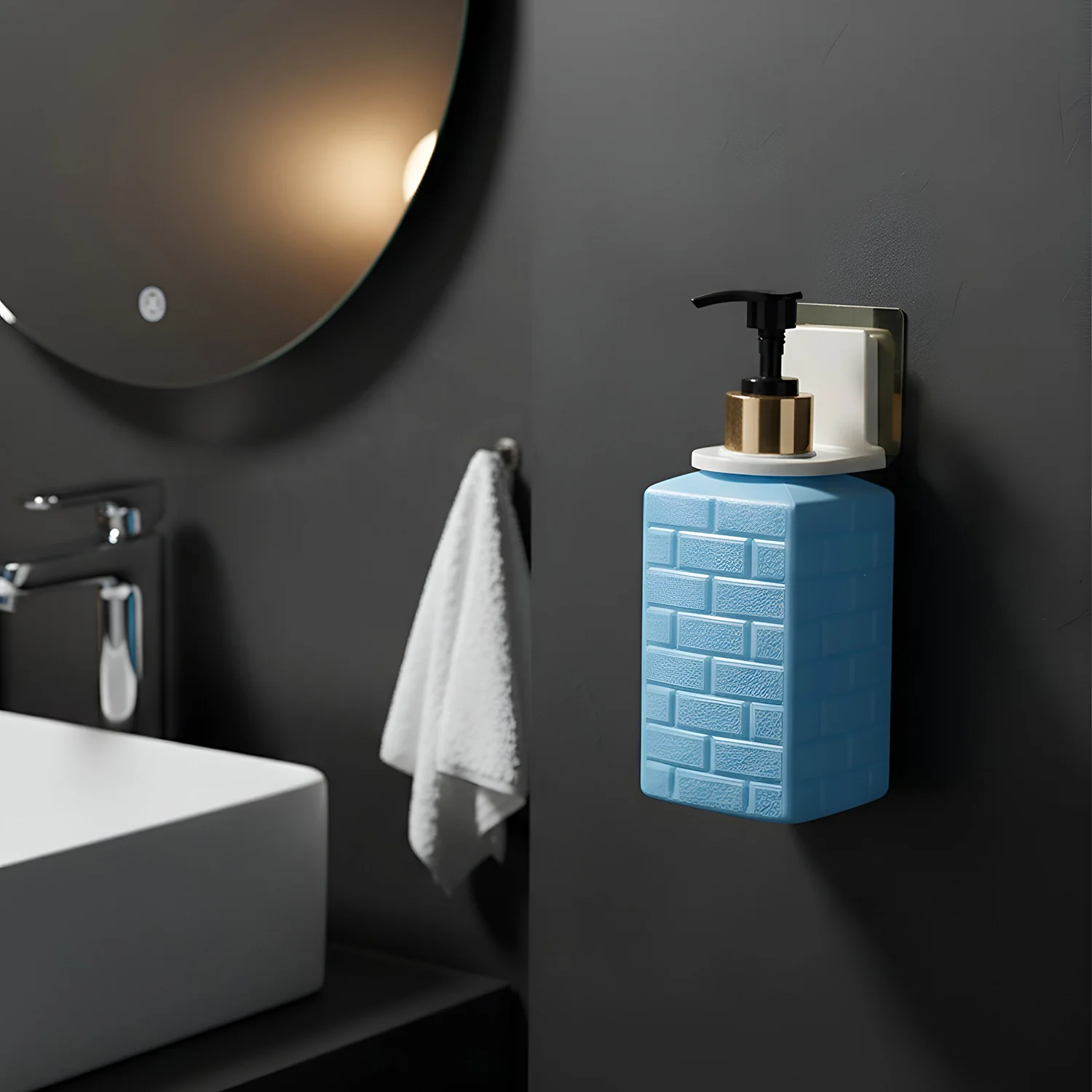 Wall-Mounted Liquid Soap Dispenser (1 Set) - Image 8