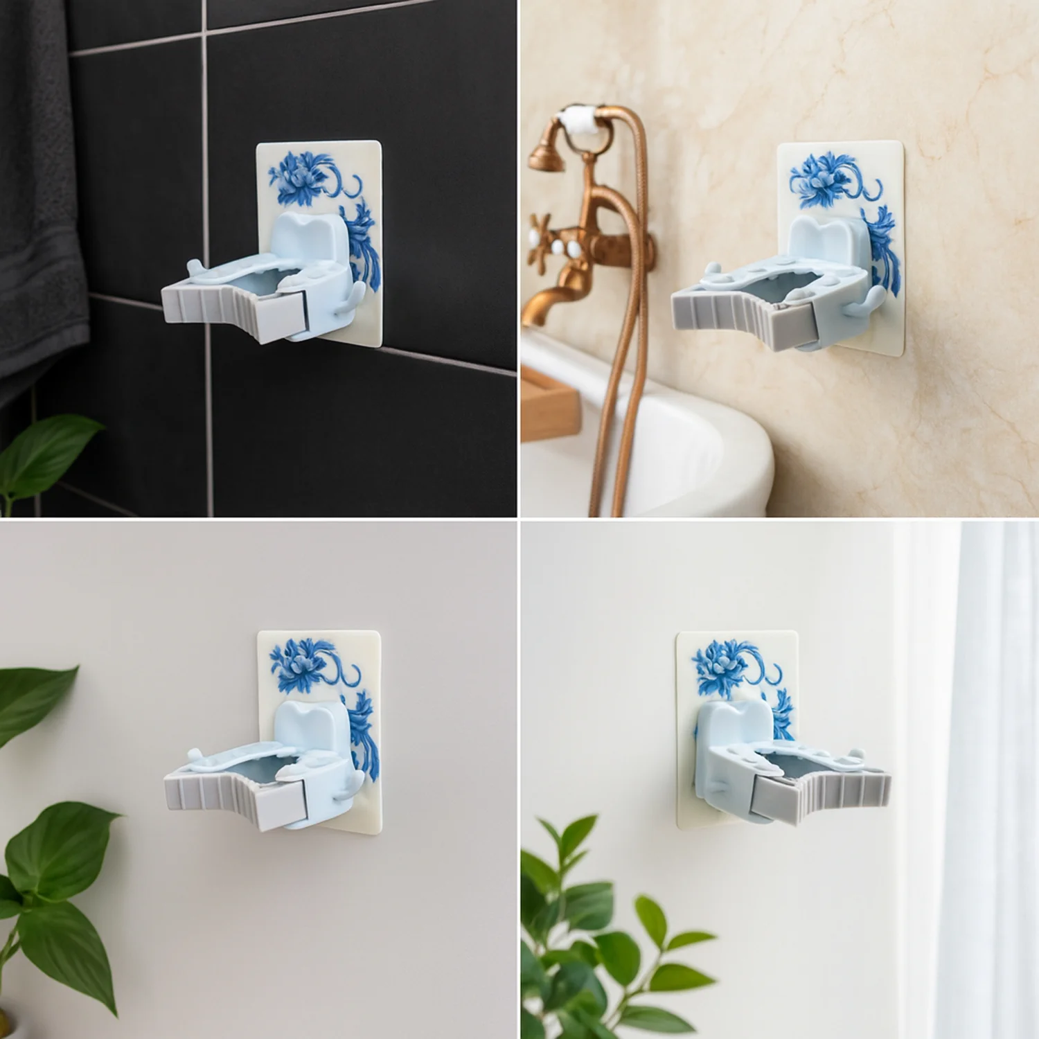 Wall Mounted Mop and Broom Holder Clip (1 Pc) - Image 7