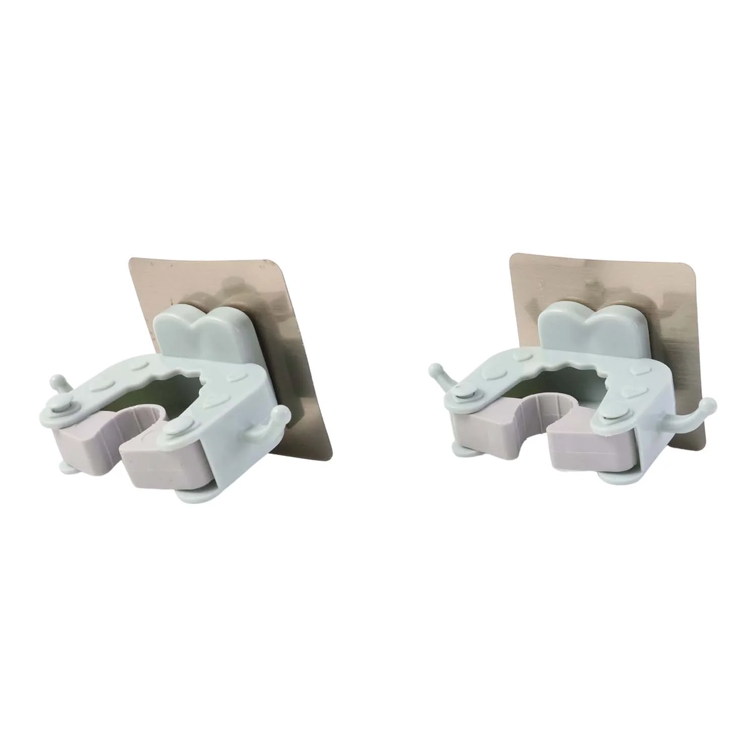 Wall Mounted Mop and Broom Holder Clip (2 Pc) - Image 5