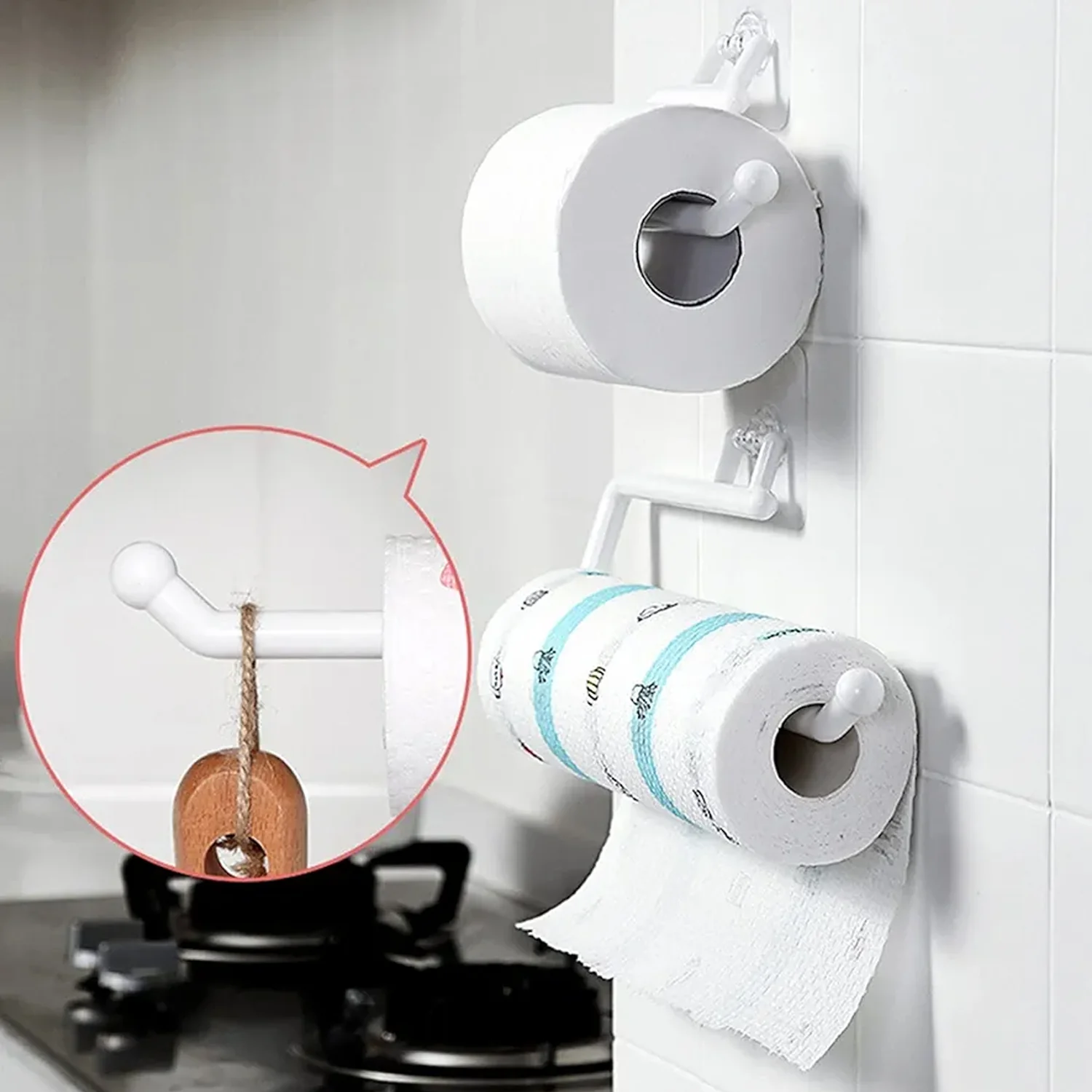 Wall Mounted Paper Towel Holder (1 Pc) - Image 4