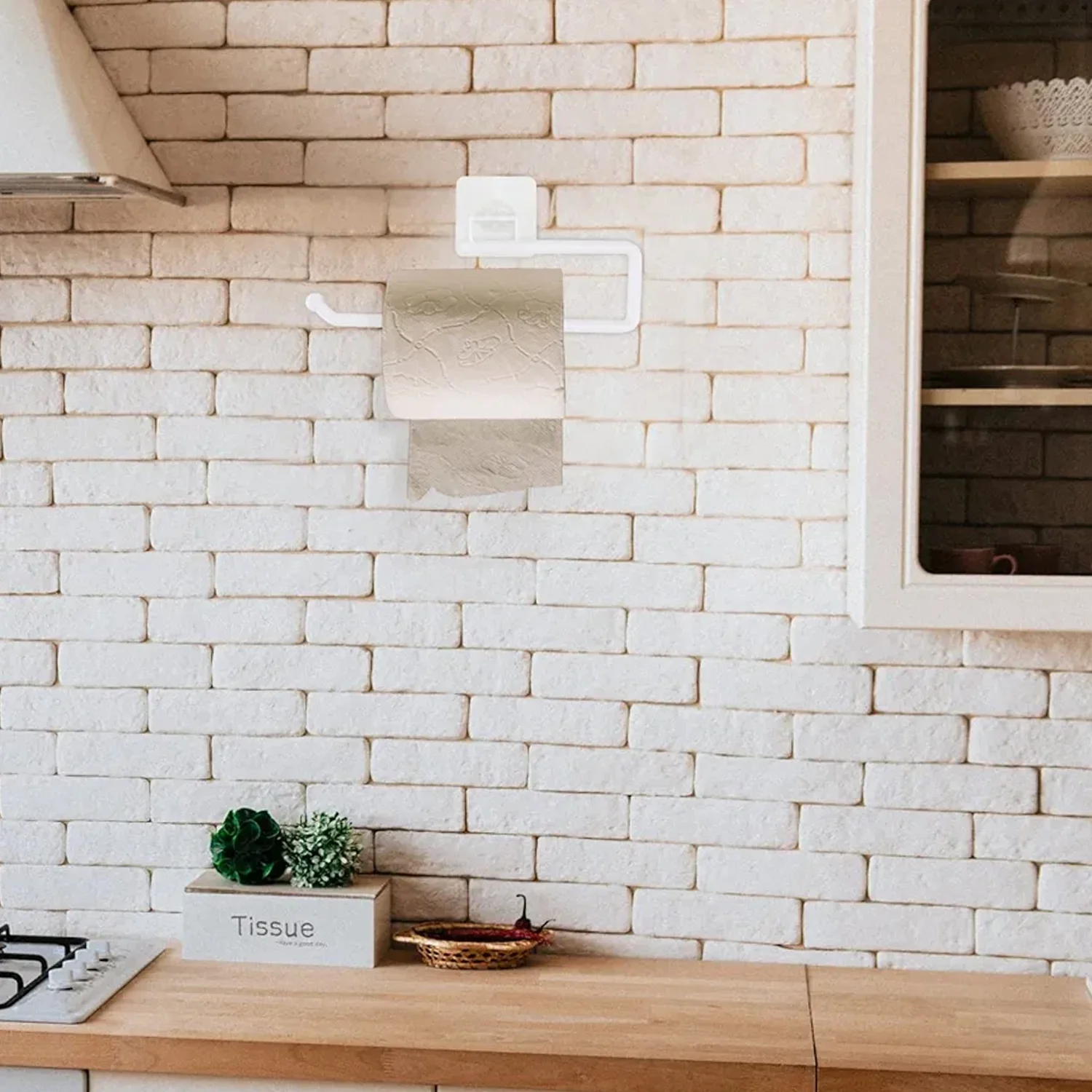 Wall Mounted Paper Towel Holder (1 Pc) - Image 8