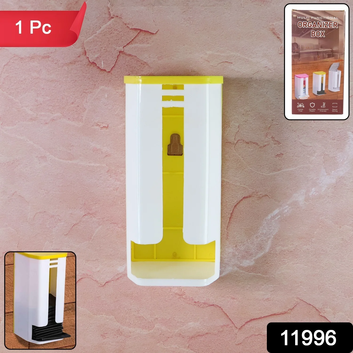 Wall-Mounted Plastic Bag - (1 Pc) - Image 2