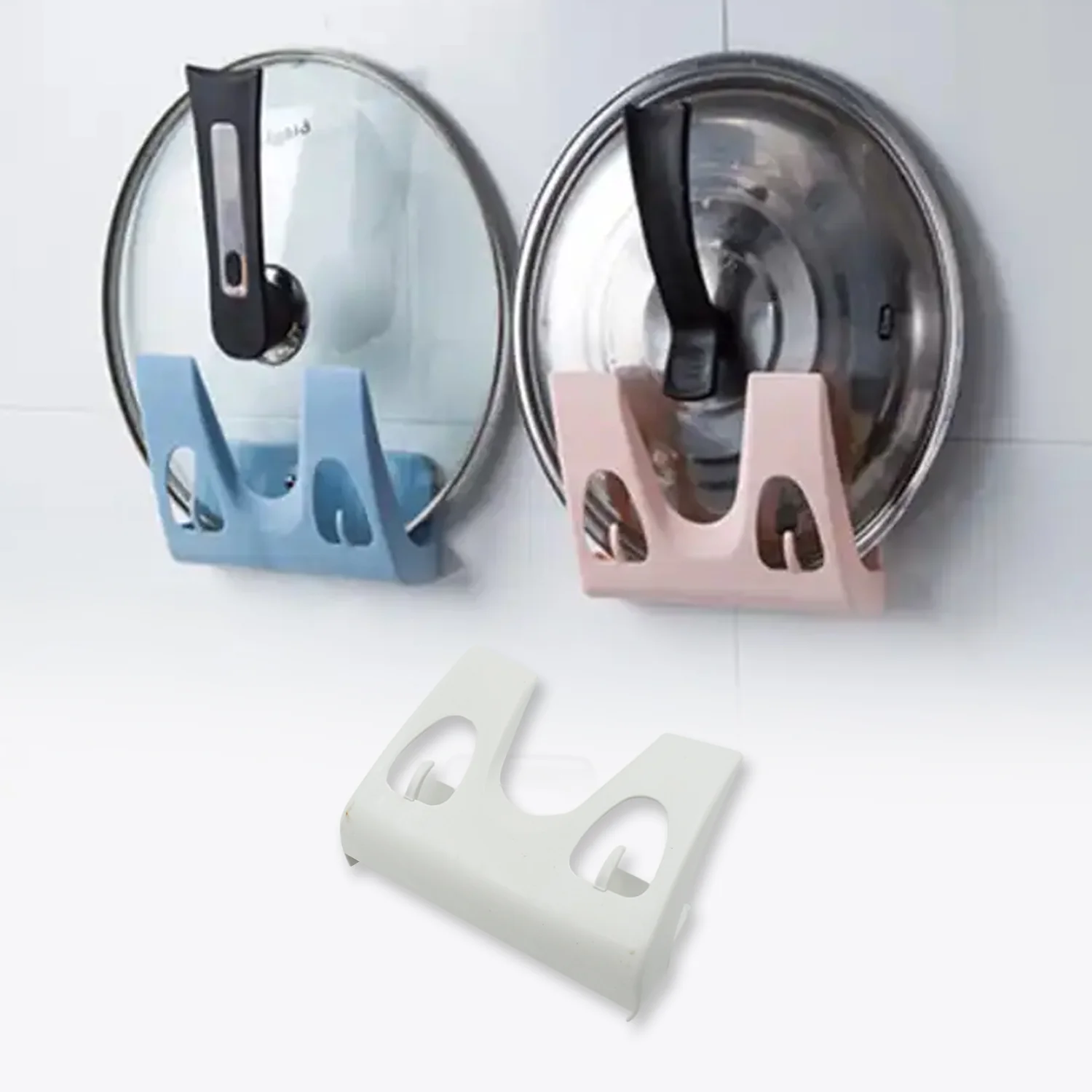 Multifunction Kitchen Rack: Plate, Dish Rack, Pot Lid Holder (Wall Mounted) - Image 3