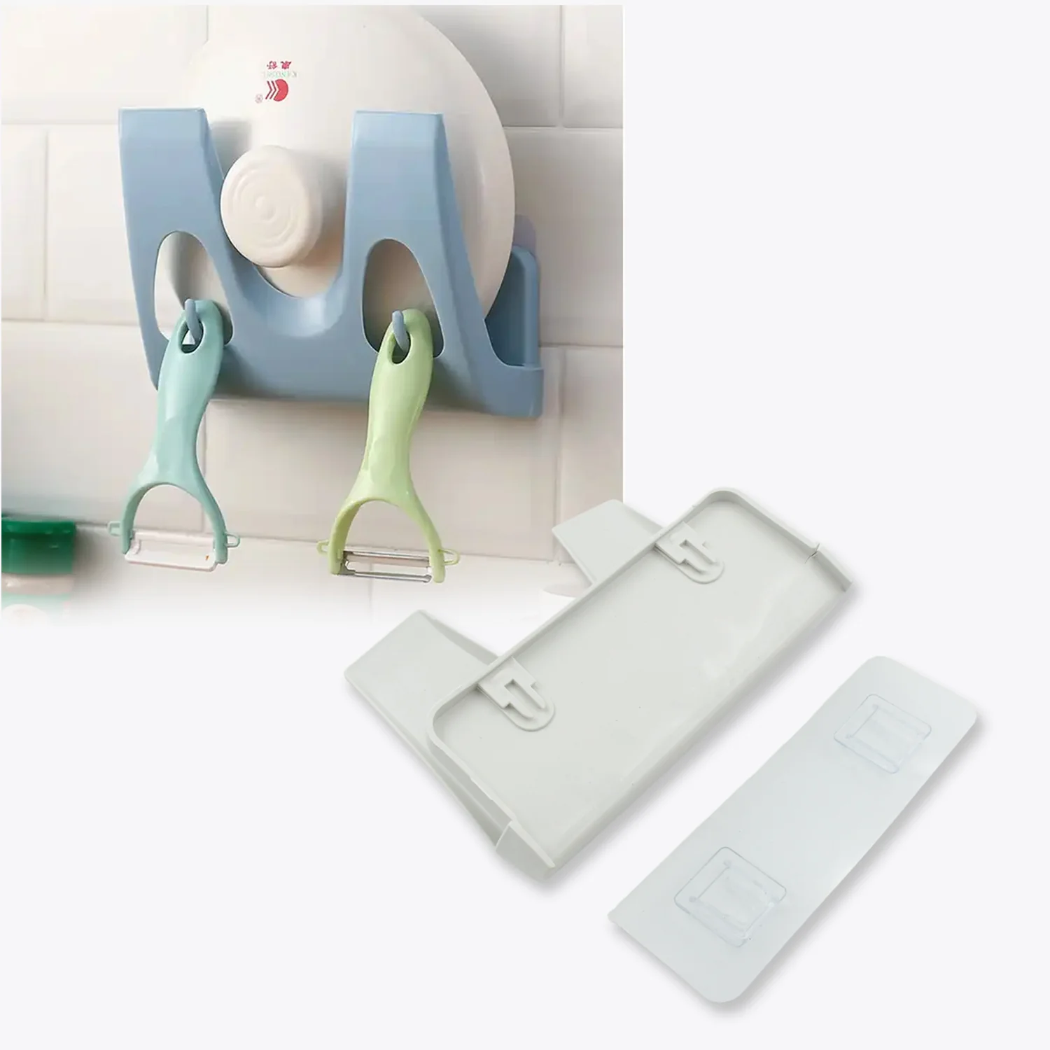 Multifunction Kitchen Rack: Plate, Dish Rack, Pot Lid Holder (Wall Mounted) - Image 5
