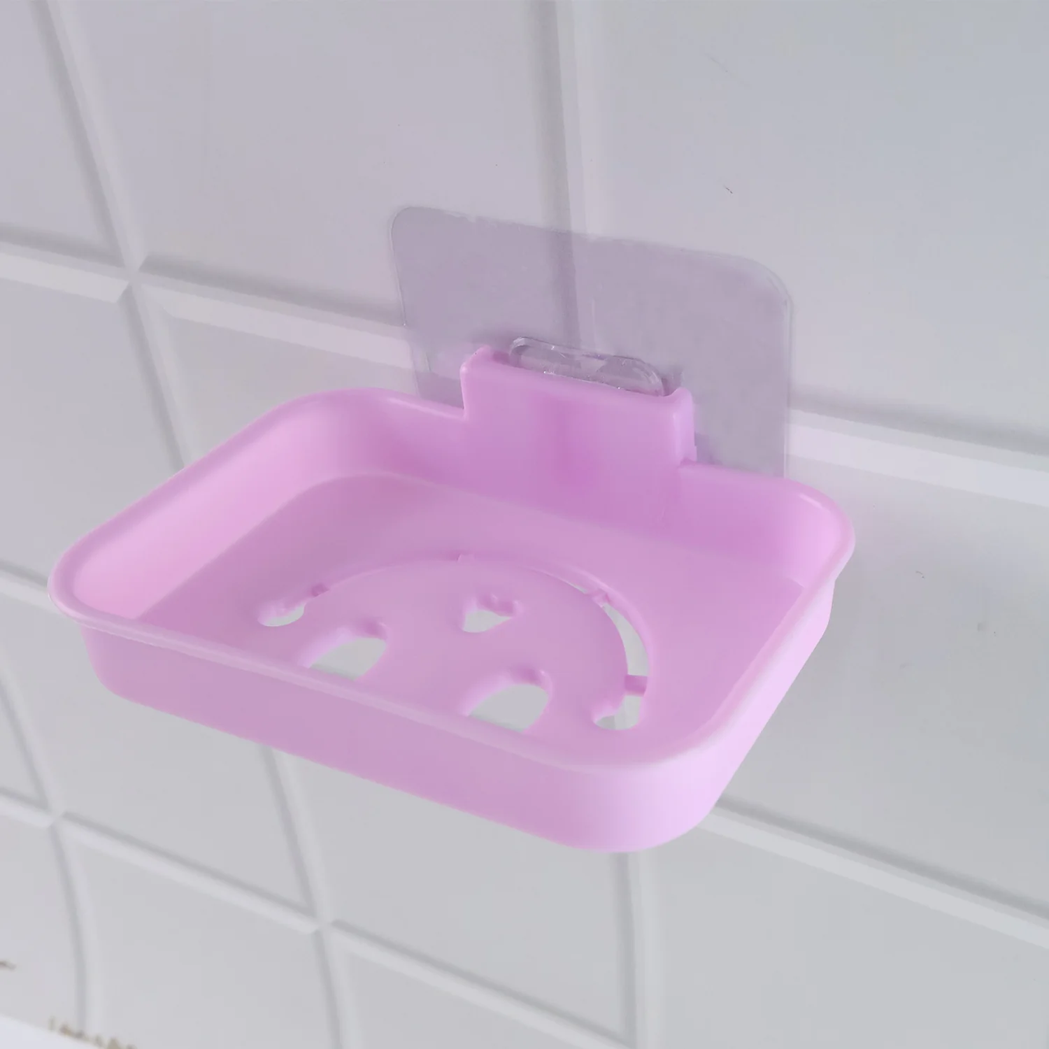 Plastic Wall Mounted Soap Dish (1 Pc) - Image 4