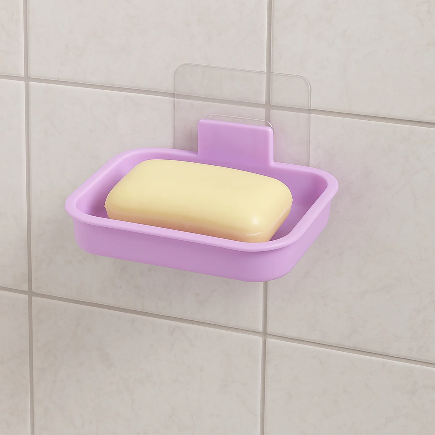Plastic Wall Mounted Soap Dish (1 Pc) - Image 7