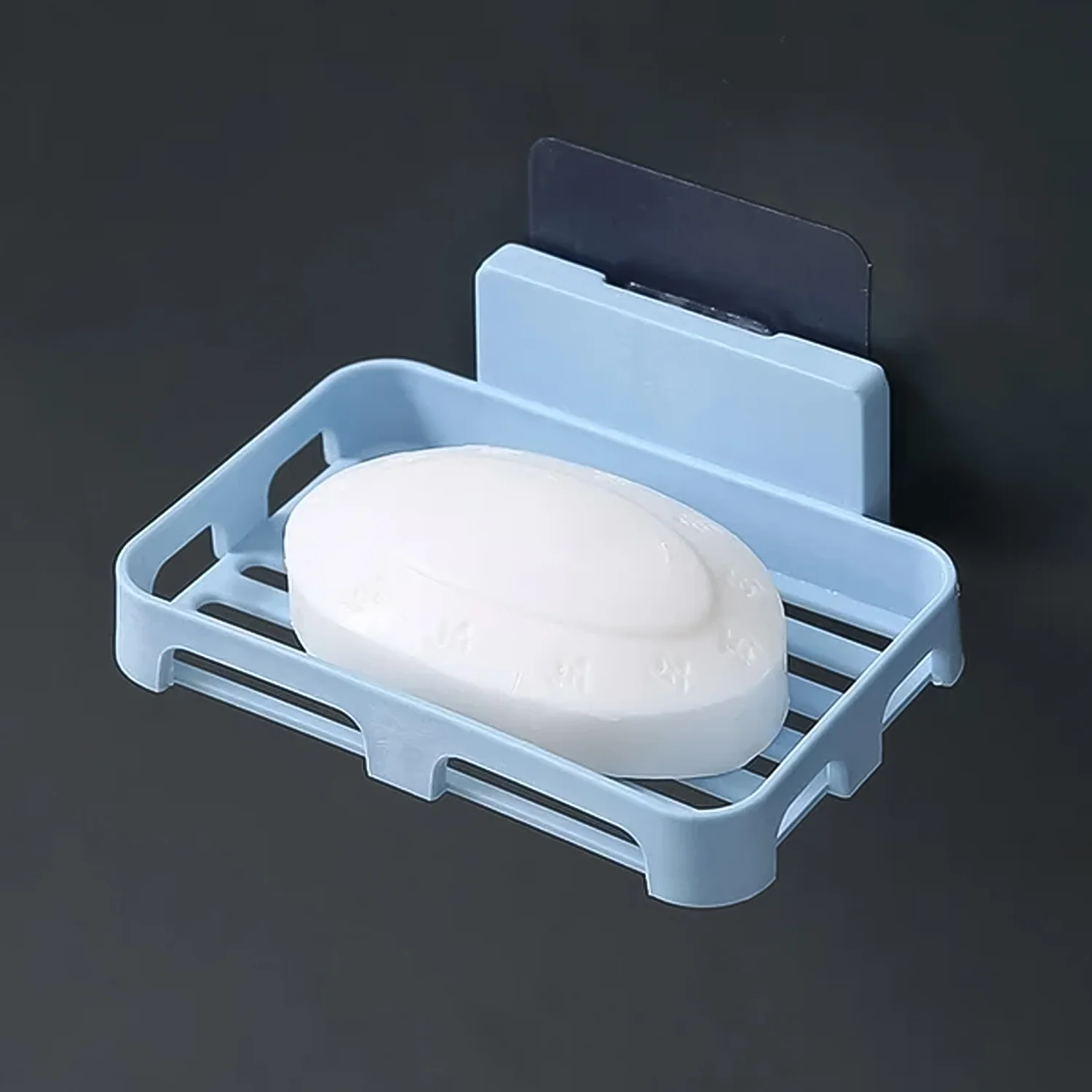 Bathroom & Kitchen Soap Holder: Self-Adhesive ,Sabudani (Plastic Box) - Image 3