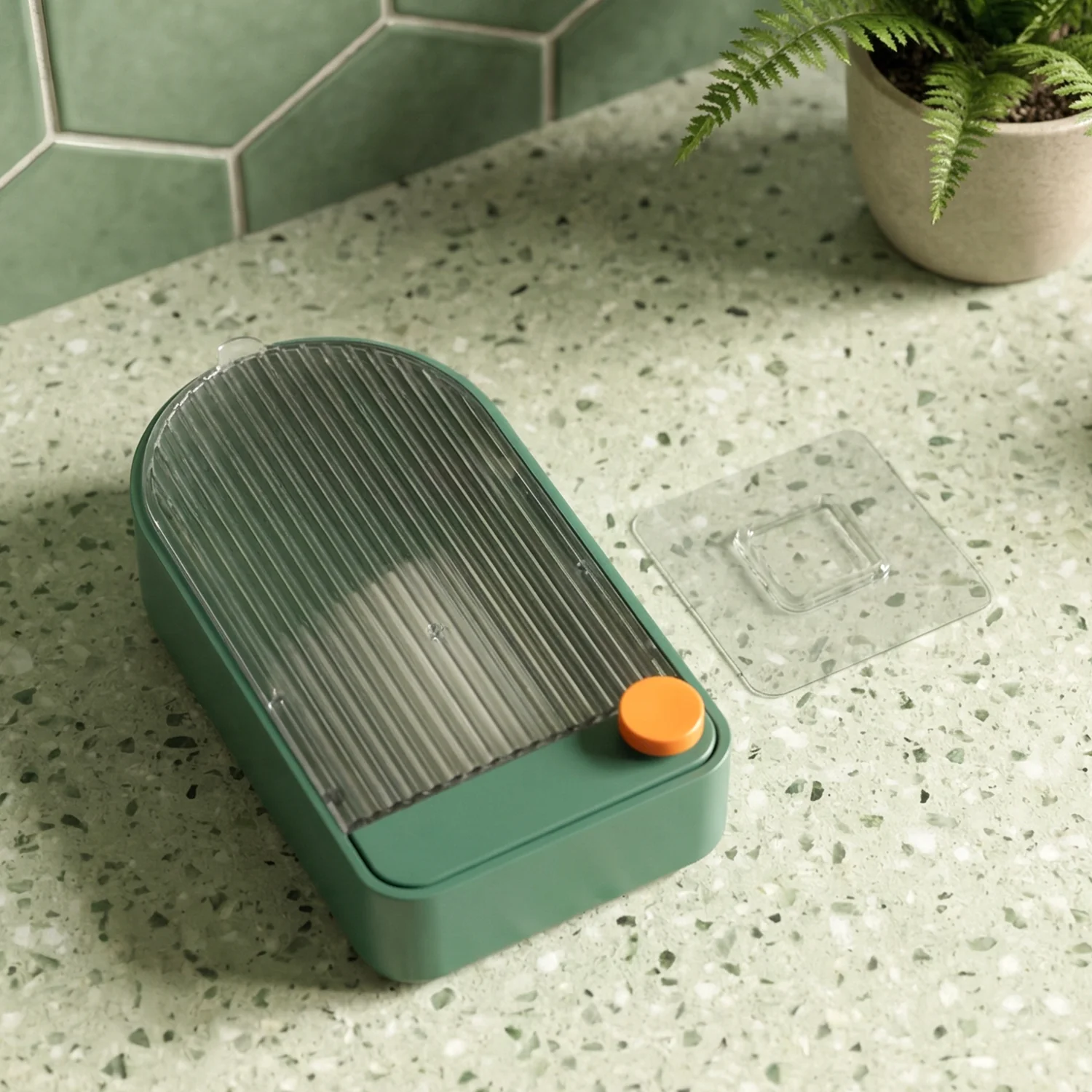 Wall Mounted Soap Holder with Drain Tray (1 Pc) - Image 7