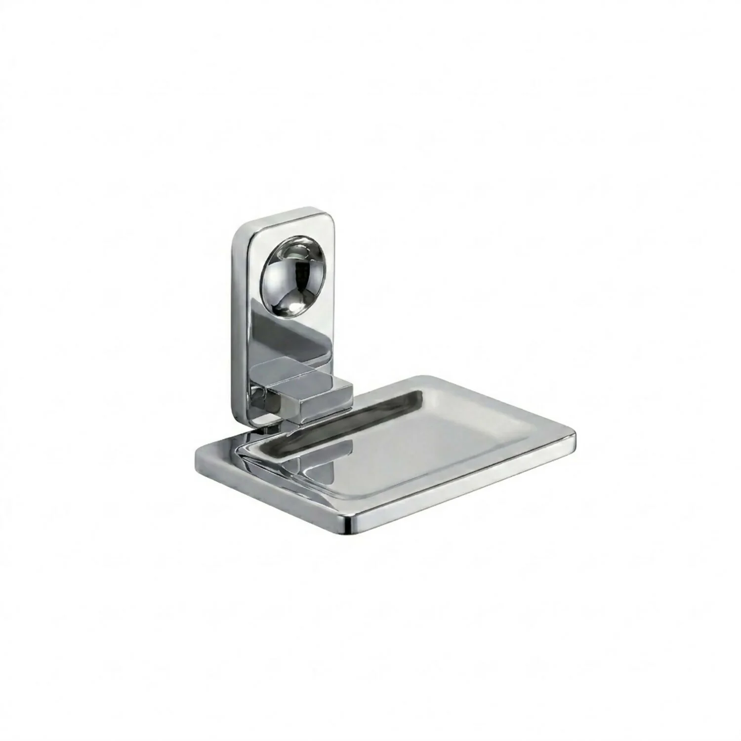 Wall Mounted Stainless Steel Soap Dish Holder for Bathroom with Drain Tray - Image 5
