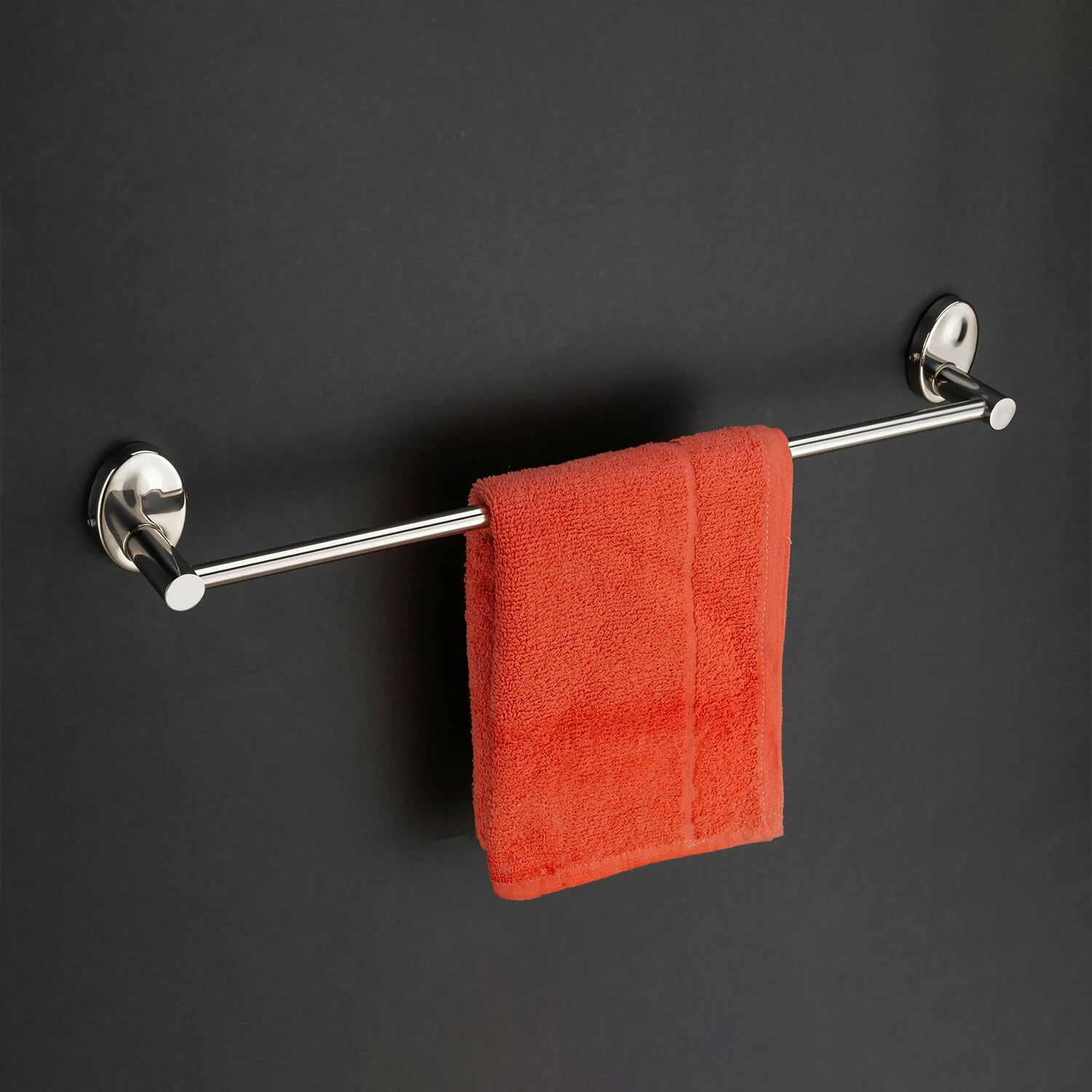 Wall Mounted Stainless Steel Towel Rod Holder Bathroom Towel Bar - Image 3