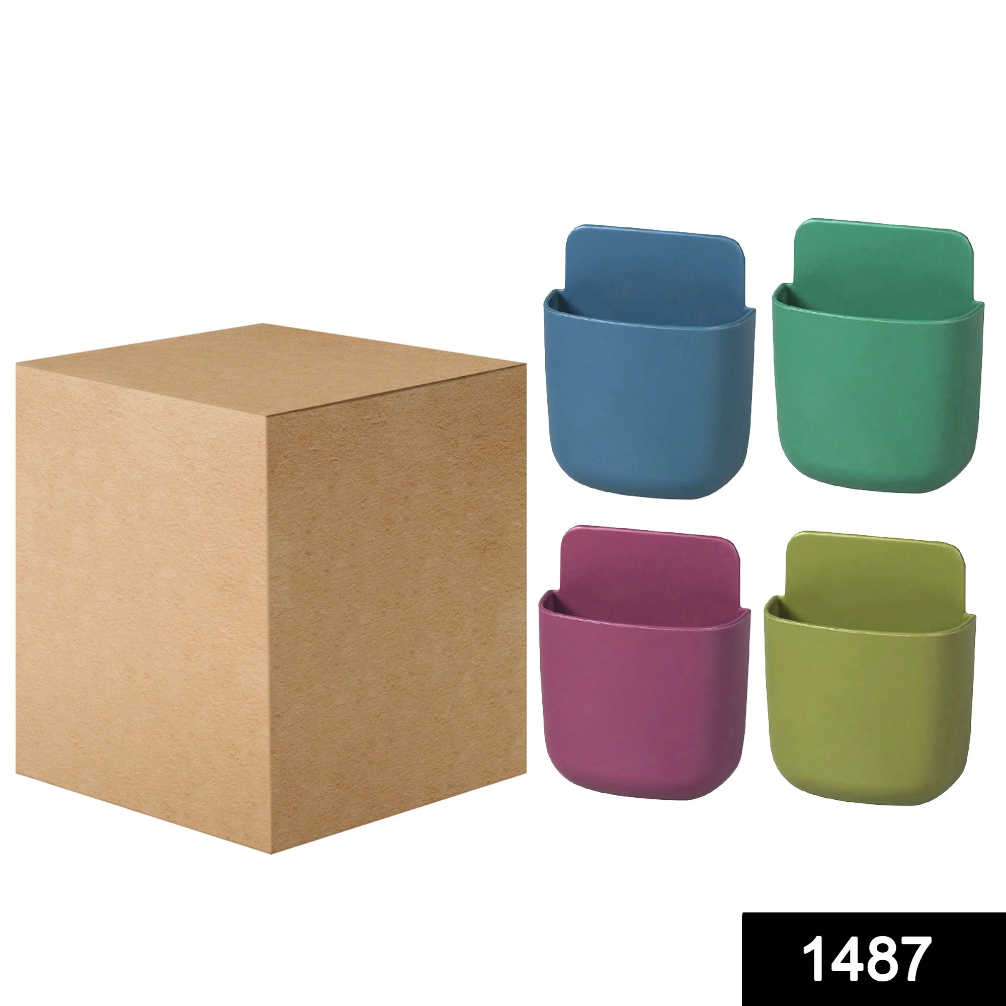 Wall Mounted Storage Case with Mobile Phone Charging Holder - Image 2