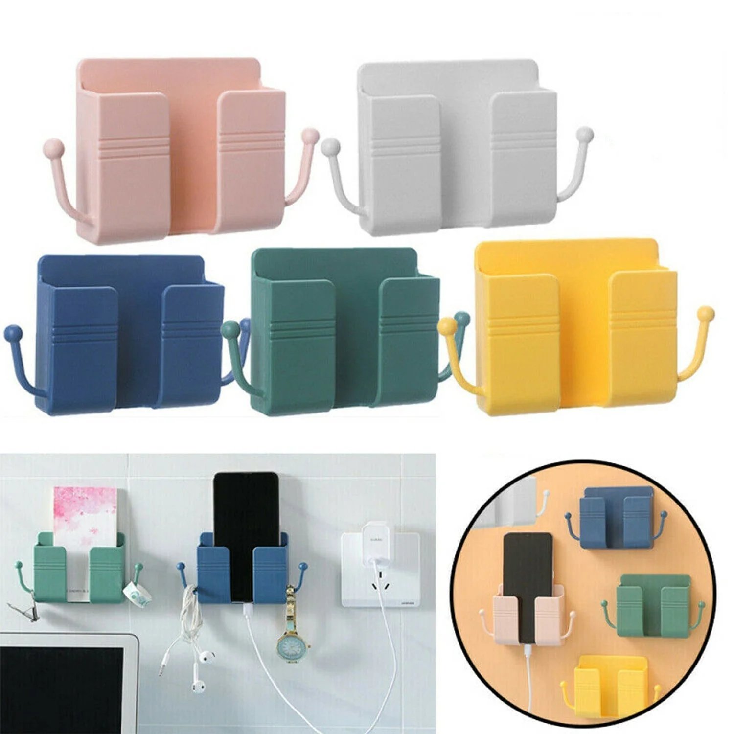 1 Pc Wallmount Mobile Stand With Hook - Image 8