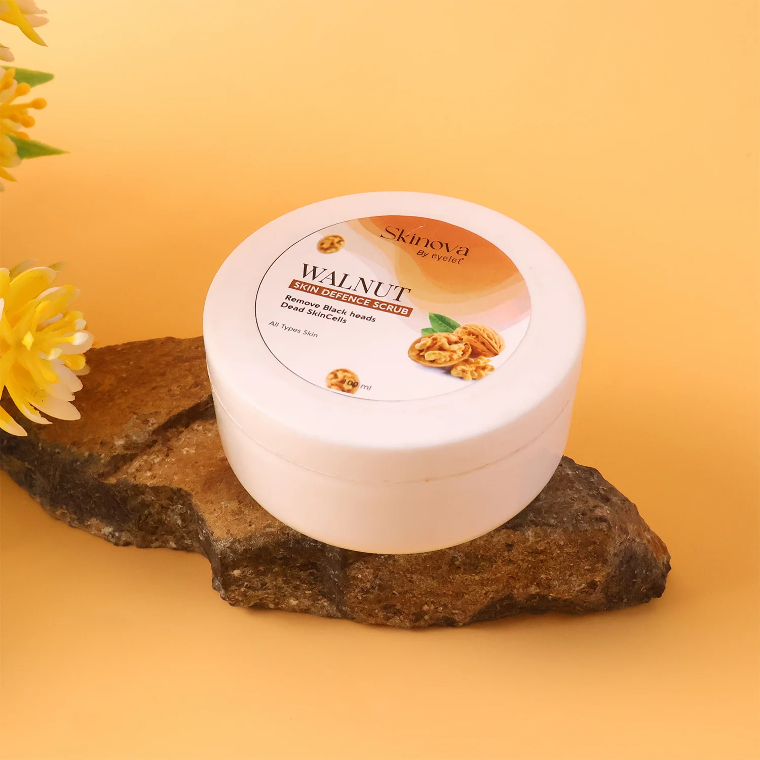 Eyelet Walnut Skin Defence Scrub  Dead Skin Cell Cleansing (100ml) - Image 2