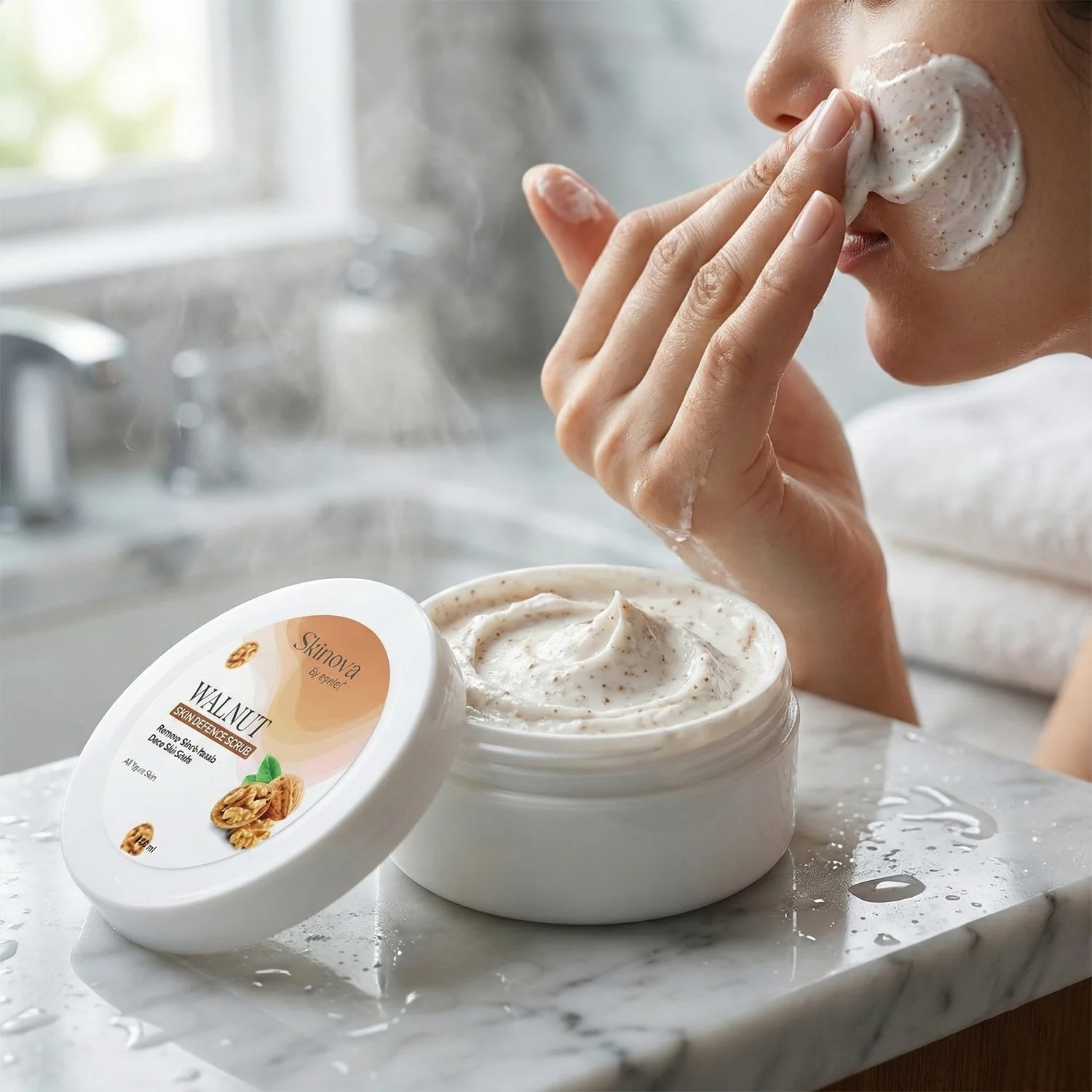 Eyelet Walnut Skin Defence Scrub  Dead Skin Cell Cleansing (100ml) - Image 6