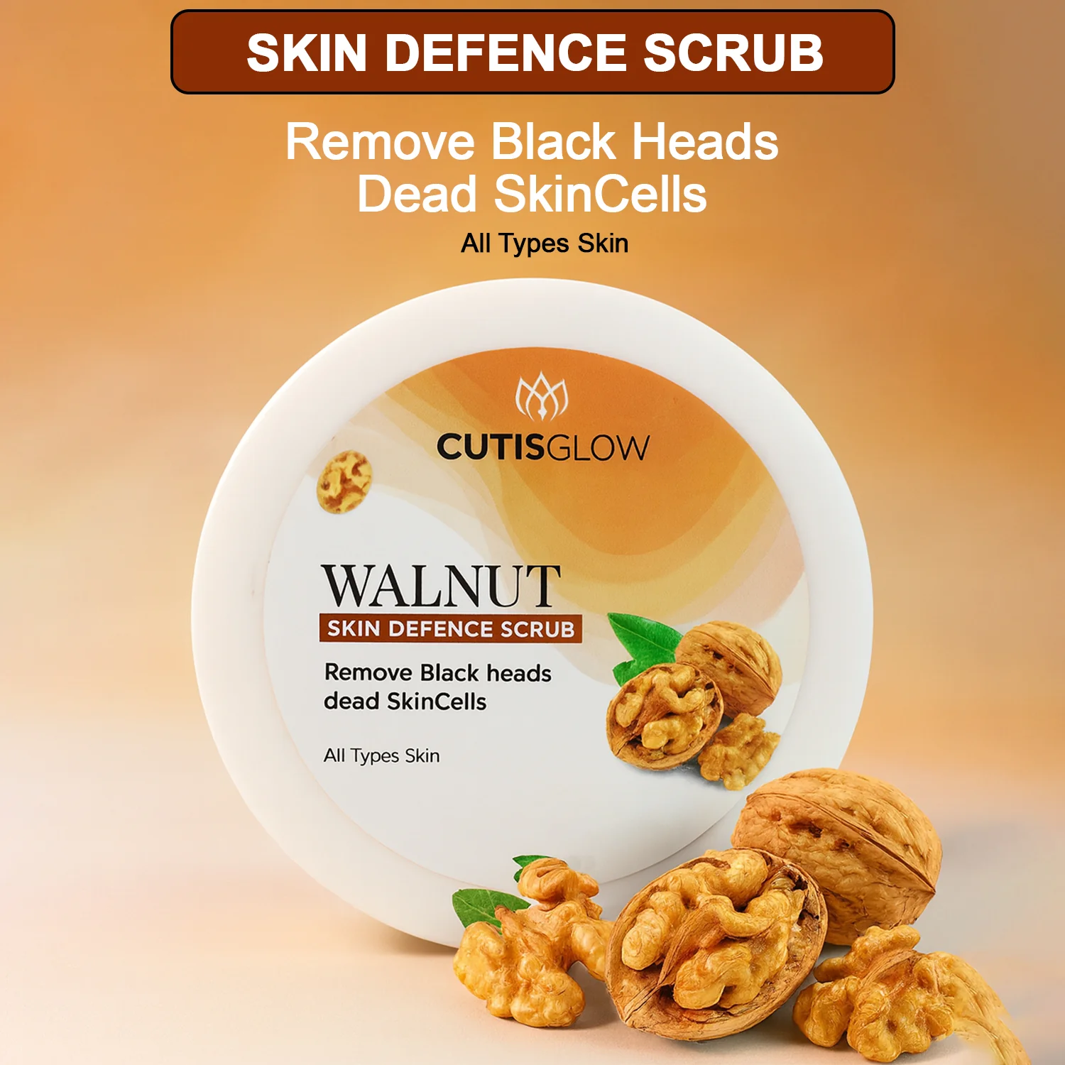 Eyelet Walnut Skin Defence Scrub  Dead Skin Cell Cleansing  (200ml) - Image 3
