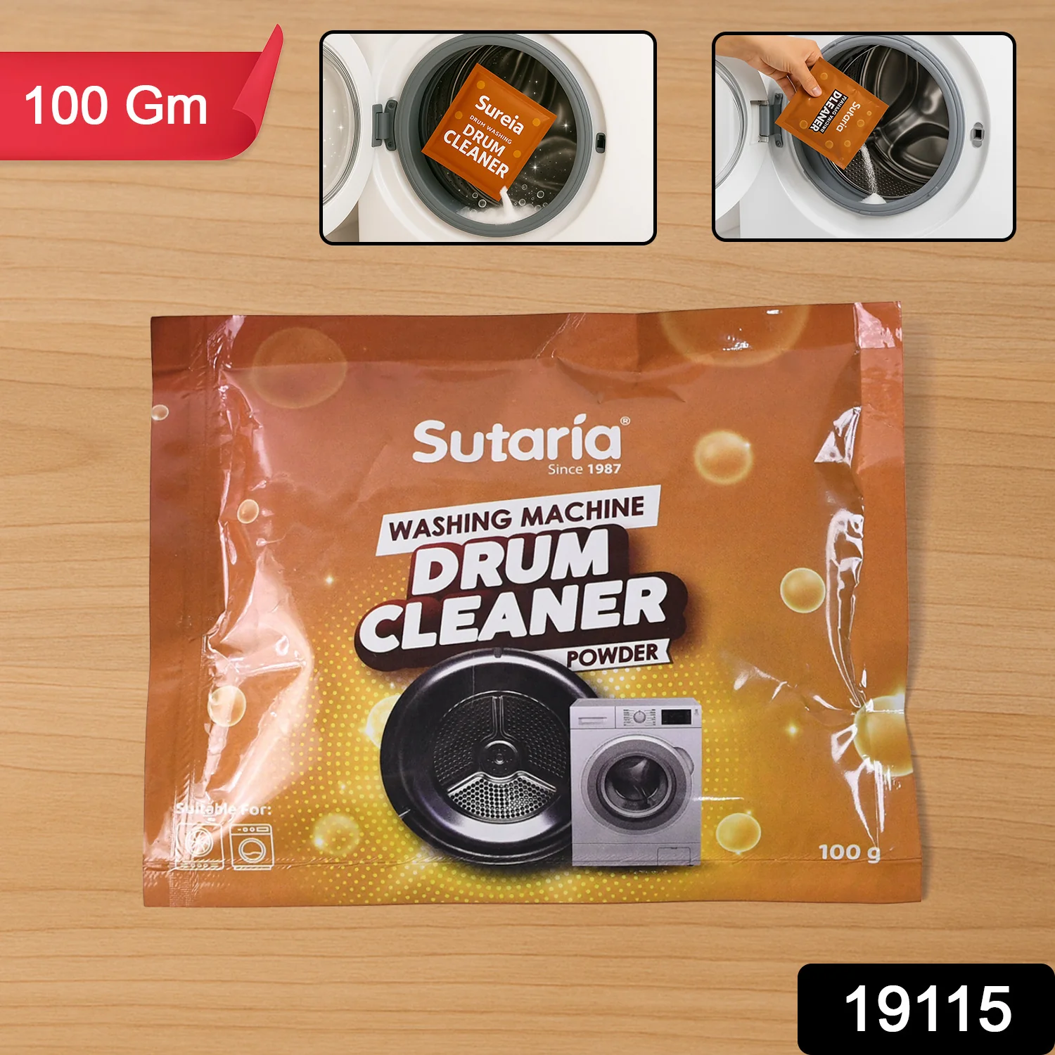 Washing Machine Drum Cleaner Powder – 100g - Image 2