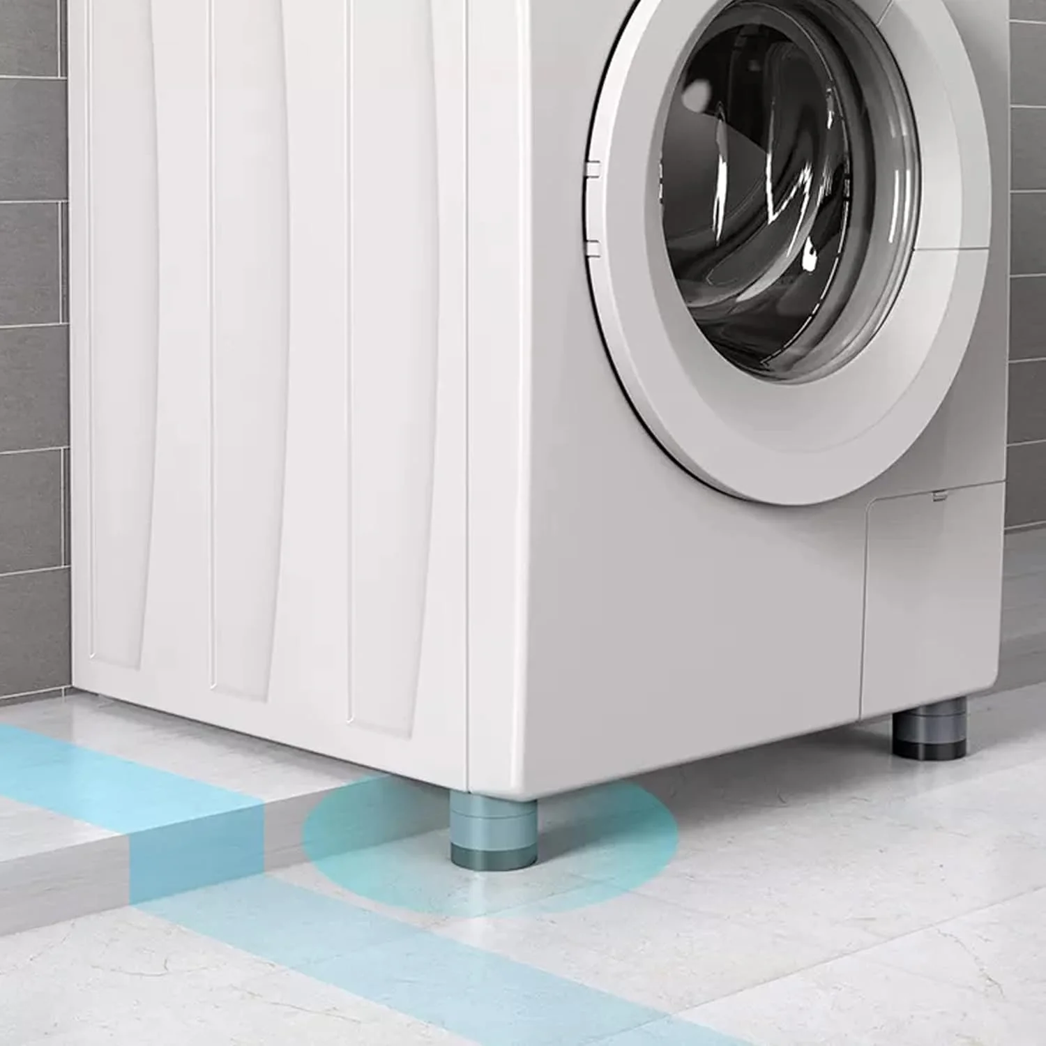 Round Washing Machine Support Pad (4 Pcs Set) - Image 3