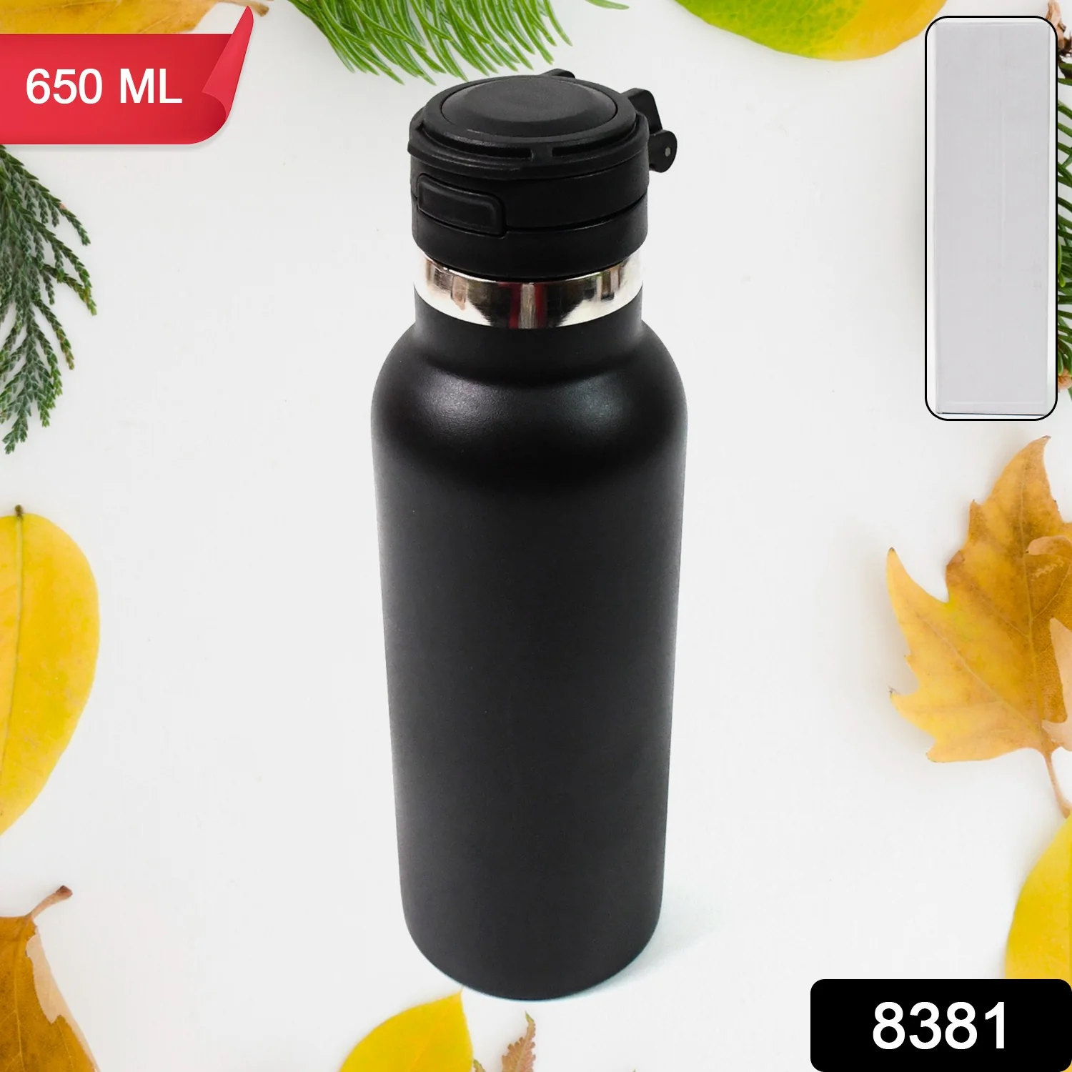 Water Bottle for Kids – Insulated Stainless Steel Bottle (650 ML / 1 Pc) - Image 2