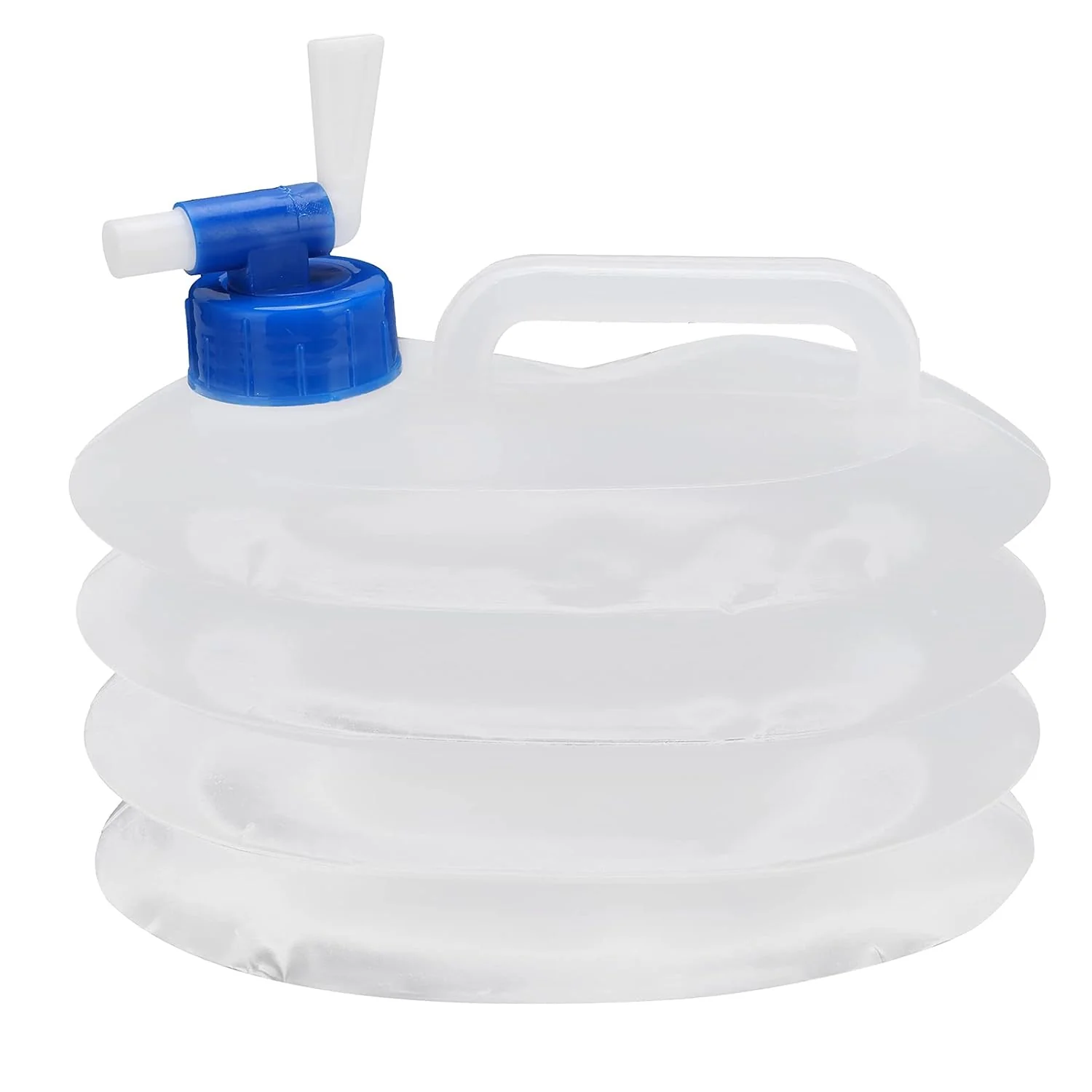 Outdoor Camping Collapsible Water Container with Carry Handle & Tap Valve - Image 5