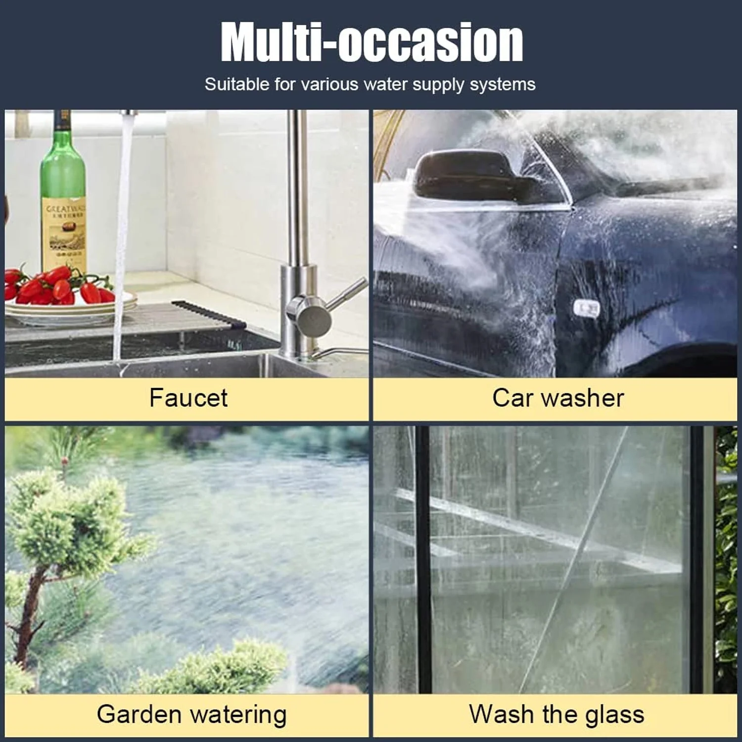 High Pressure Water Gun Nozzle – Car Wash & Garden Spray Gun (Alloy) - Image 12
