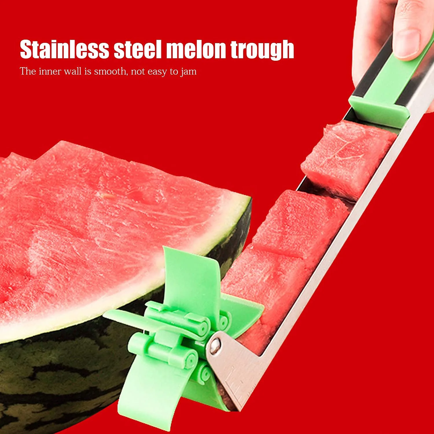 Stainless Steel Washable Watermelon Cutter – Windmill Slicer & Peeler - Image 6