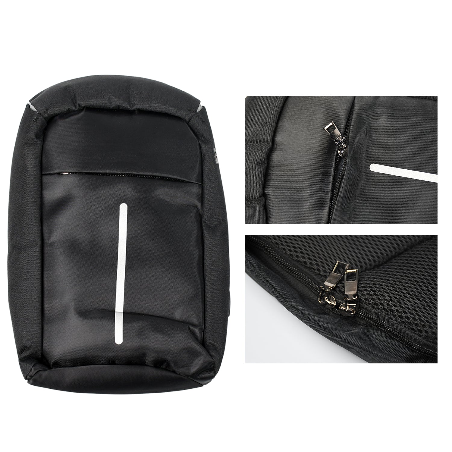 Waterproof Anti-Theft Crossbody Sling Bag – PU Leather with USB Charging - Image 5