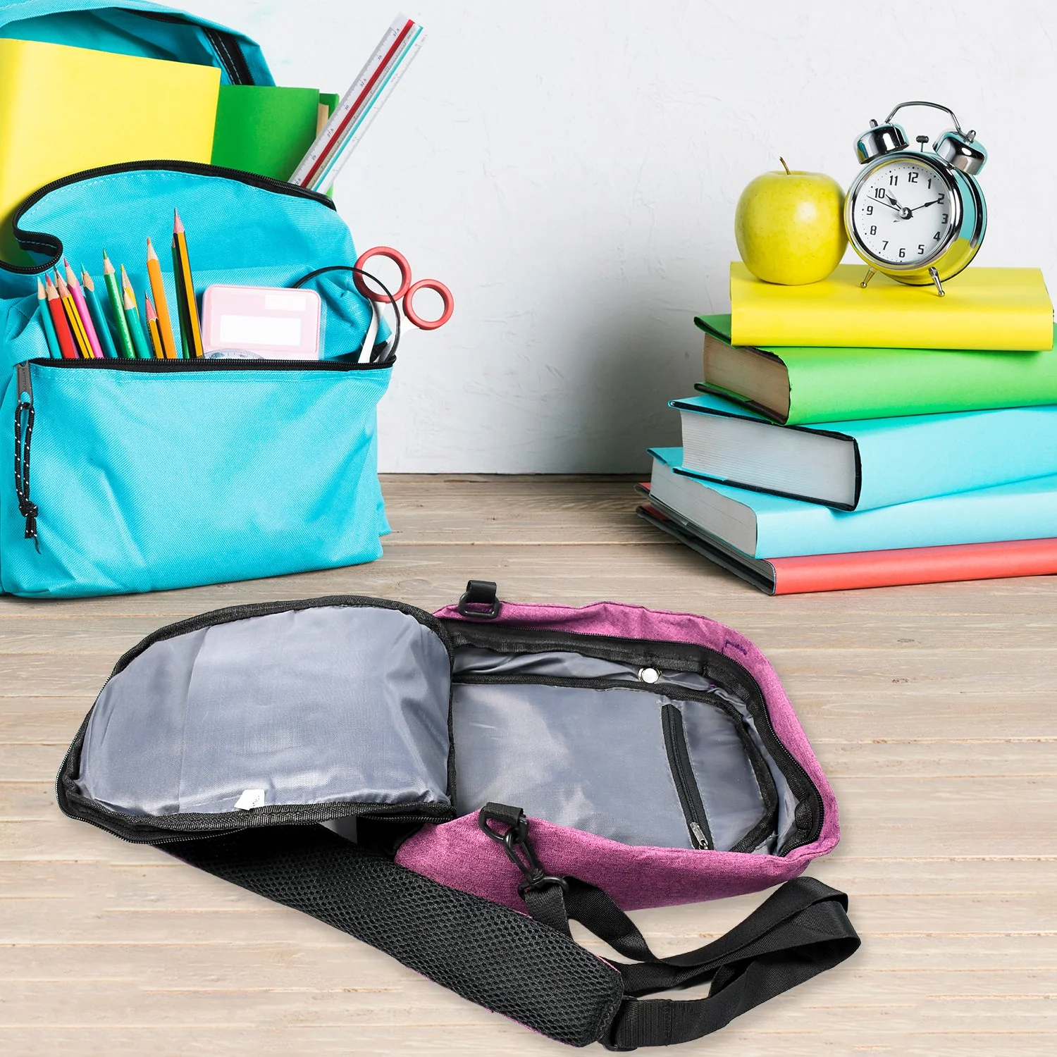 Waterproof Anti-Theft Crossbody Sling Bag – PU Leather with USB Charging - Image 9