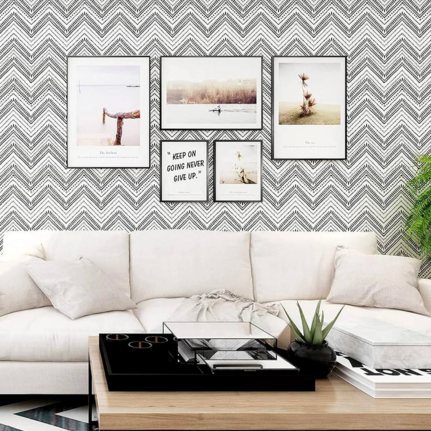 Waterproof Chevron Pattern Wall Sticker 45cm x 3meter (1 Pc) - Image 7