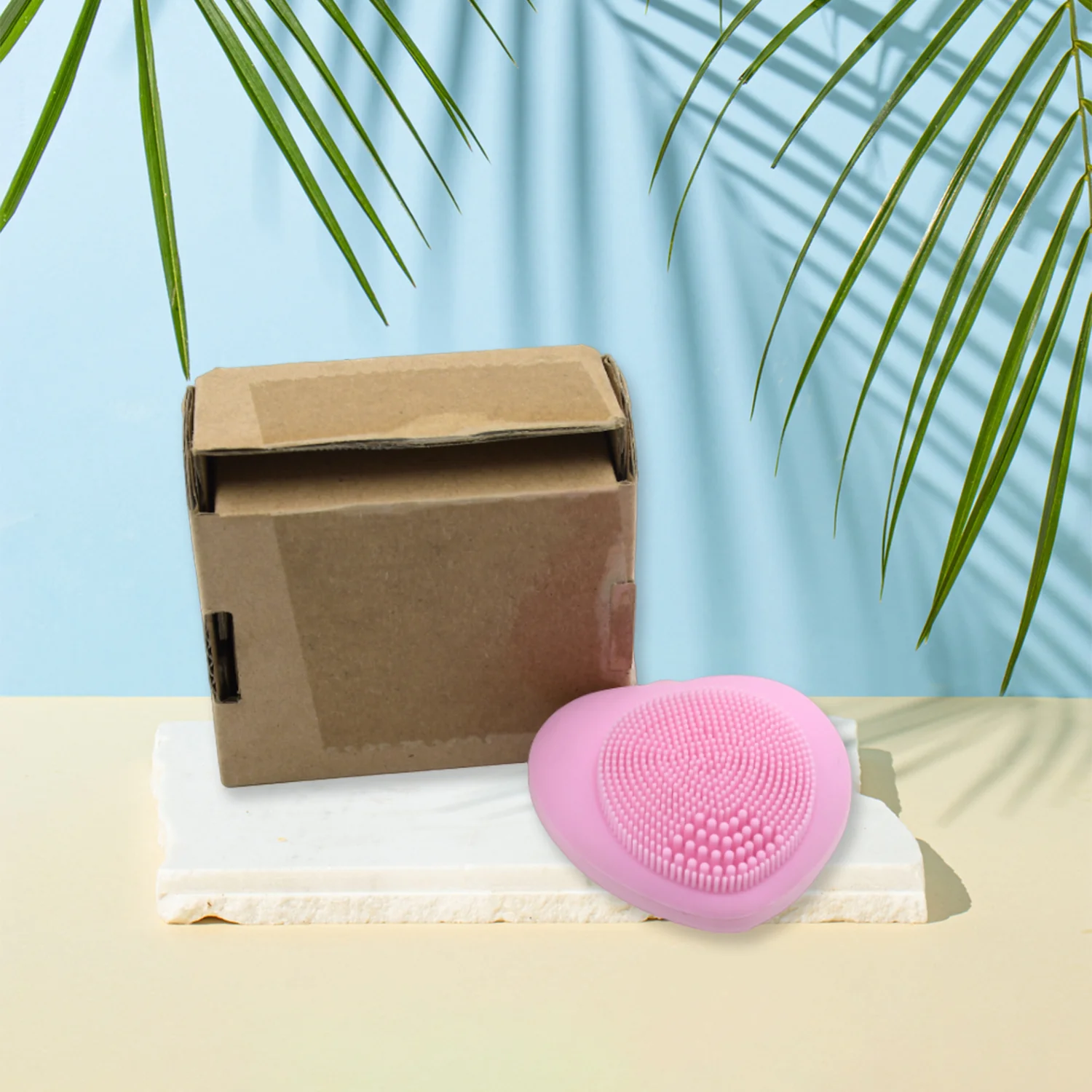 Heart-Shaped Silicone Face Wash Brush – Facial Cleansing Scrubber for Women - Image 12
