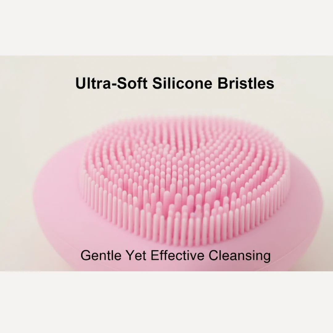 Heart-Shaped Silicone Face Wash Brush – Facial Cleansing Scrubber for Women - Image 4