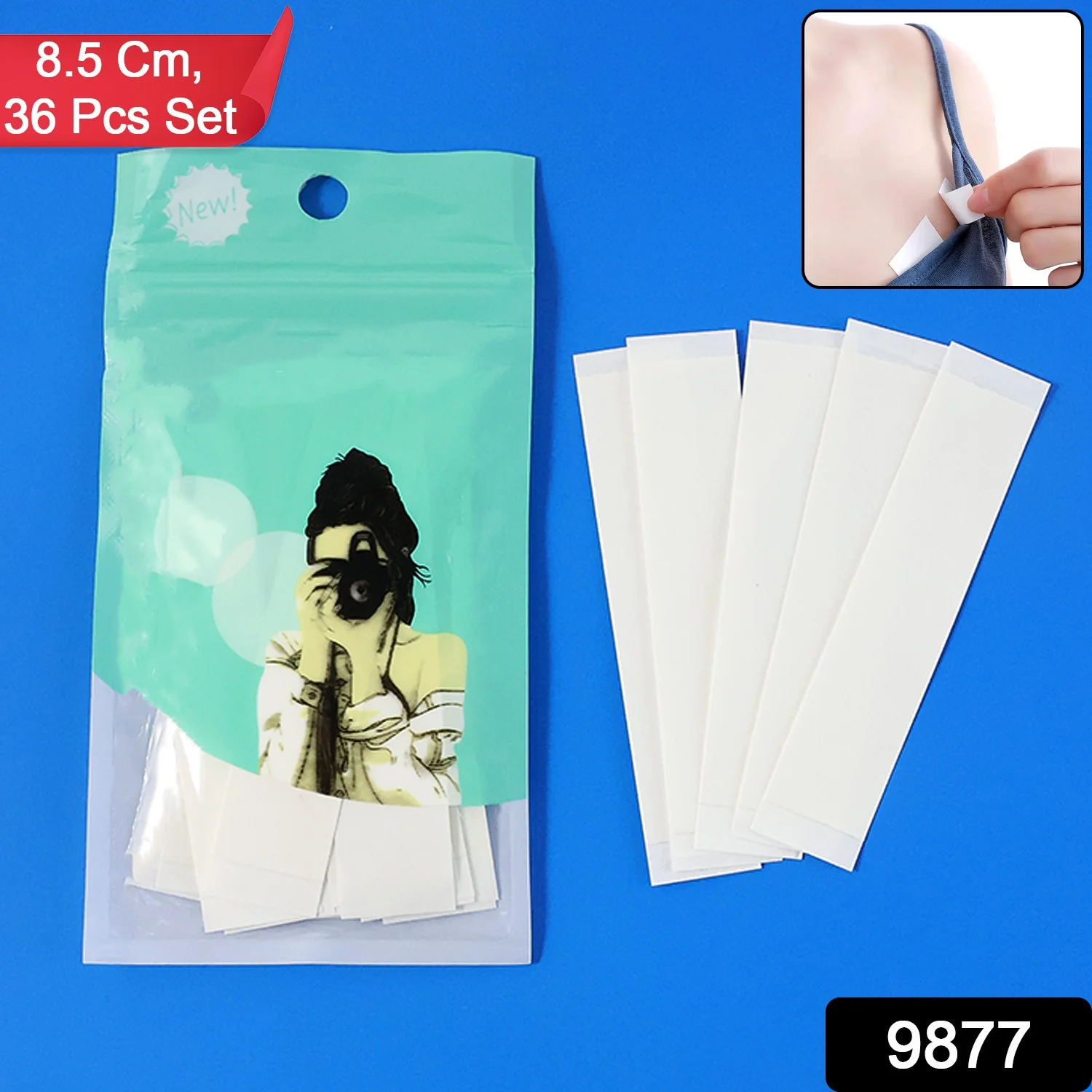 Waterproof Lingerie Fashion Tape (36 Pcs Set, 8.5 cm) - Image 2