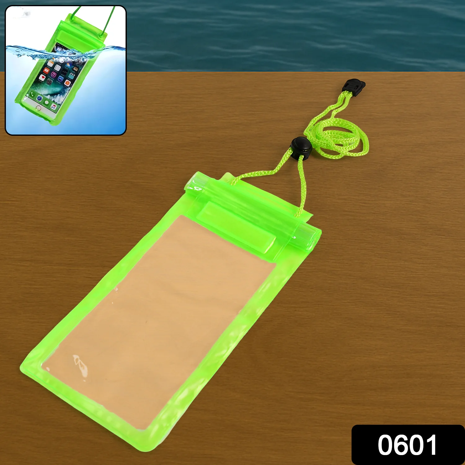 Waterproof Mobile Pouch (6.2 inch , Random Colour) - Image 2