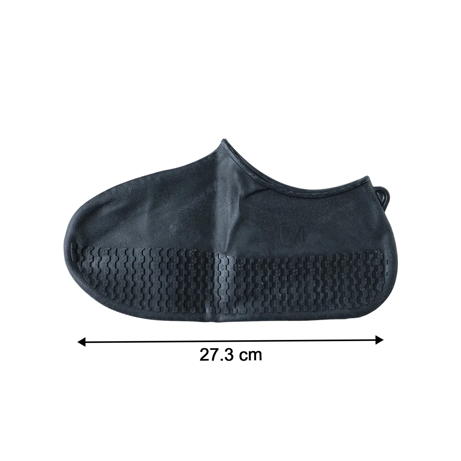 Waterproof Silicone Shoe Cover Black Color (1 Pair, Medium Size) - Image 6