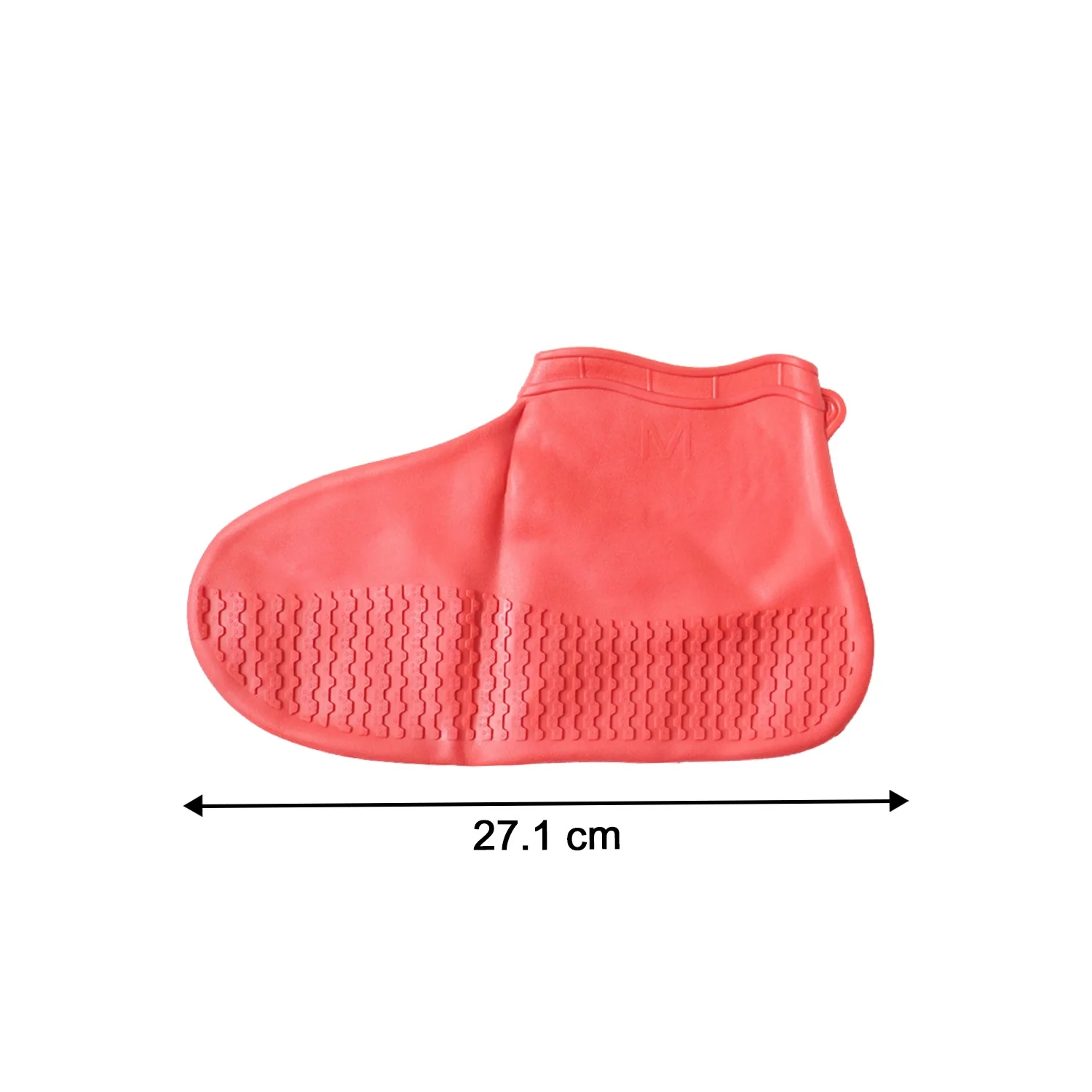 Waterproof Silicone Shoe Cover Red Color (1 Pair, Medium Size) - Image 6