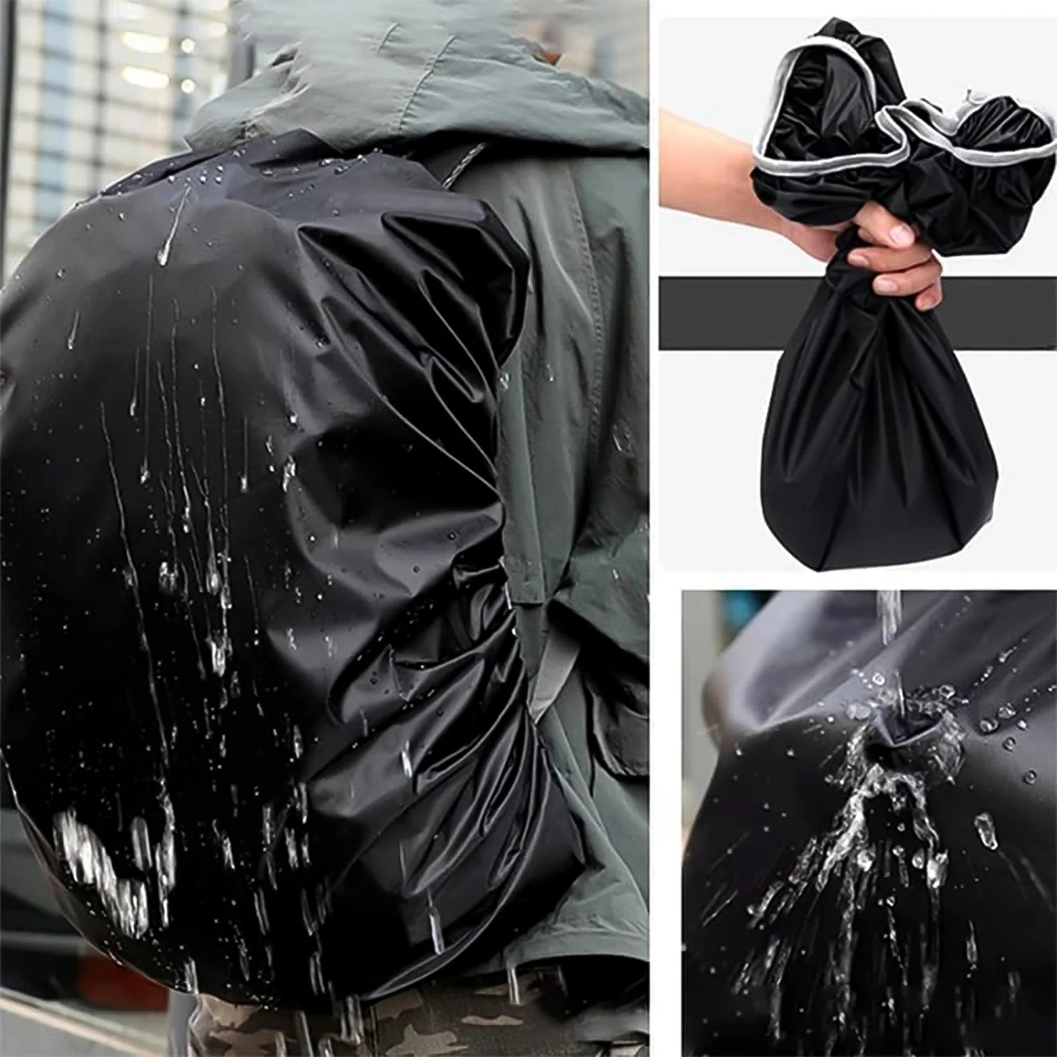 Waterproof Small Size Backpack Rain Cover (1 Pc) - Image 6